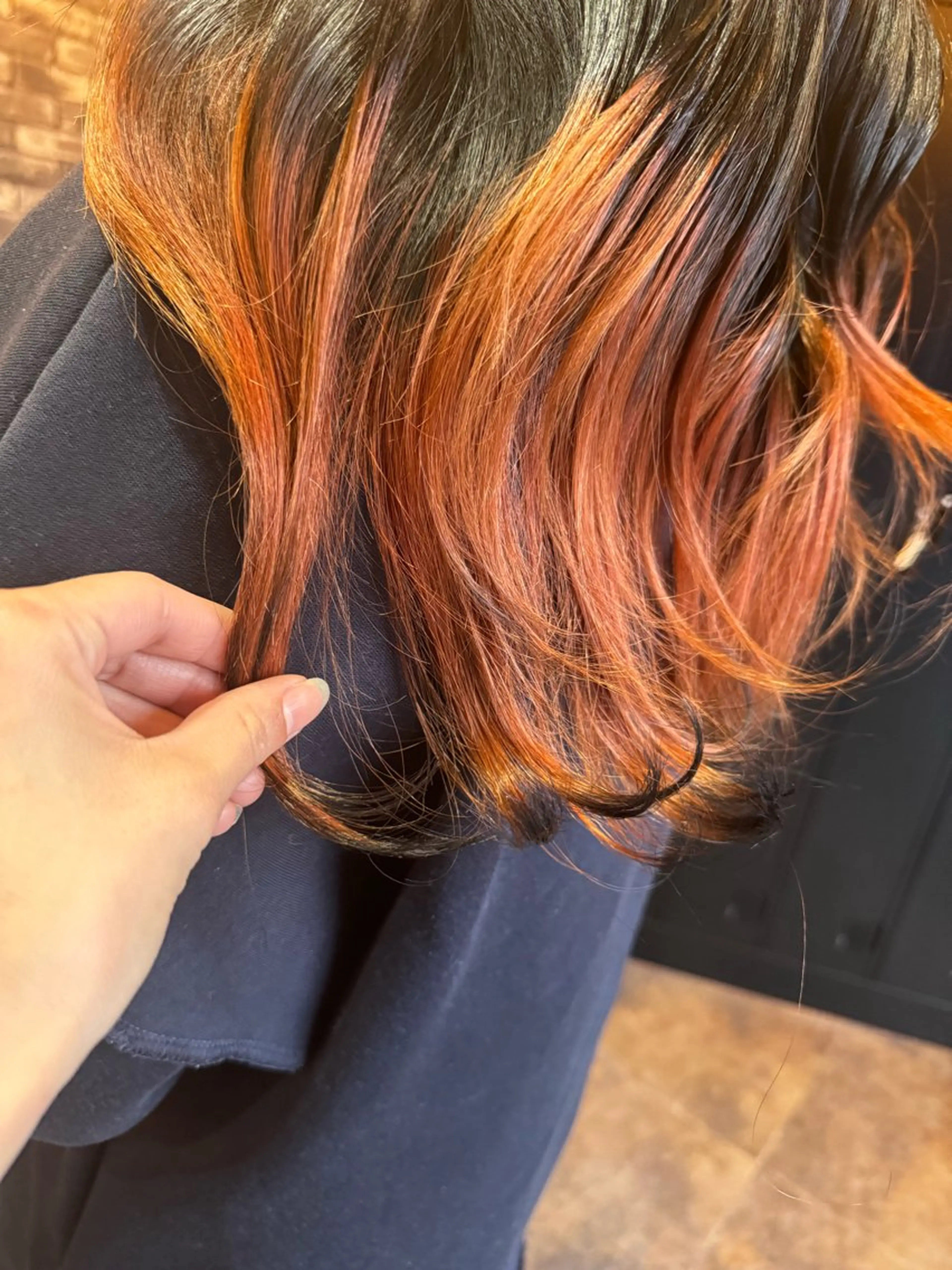 ロング カラー ブリーチ ケアブリーチ 卒業式のヘアスタイル ヘアカラー えりな・安心 ・丁寧な美容師🌱のヘアスタイル