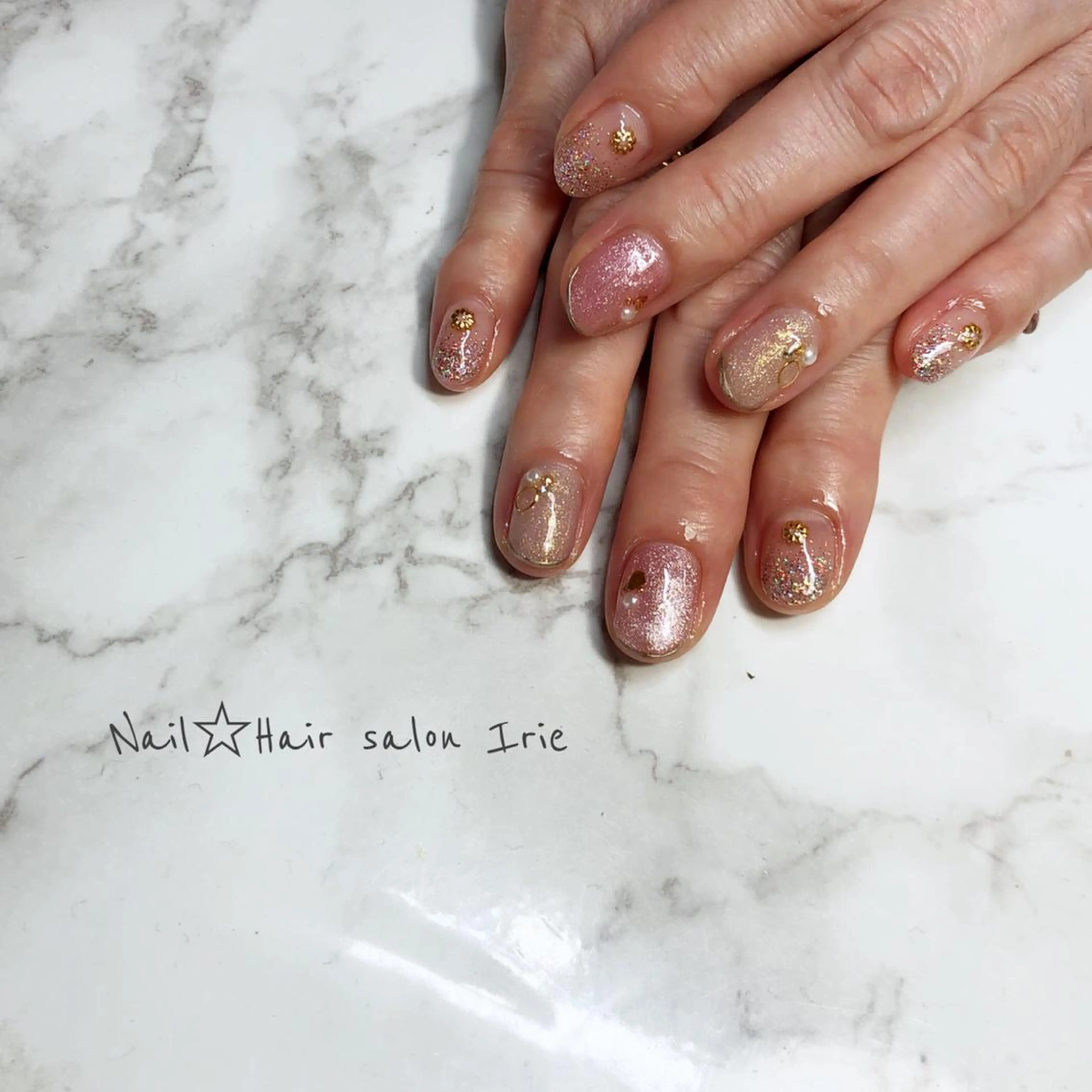 ネイル ハンドネイル Hair salon Irie所属・與儀 知佳のネイルデザイン