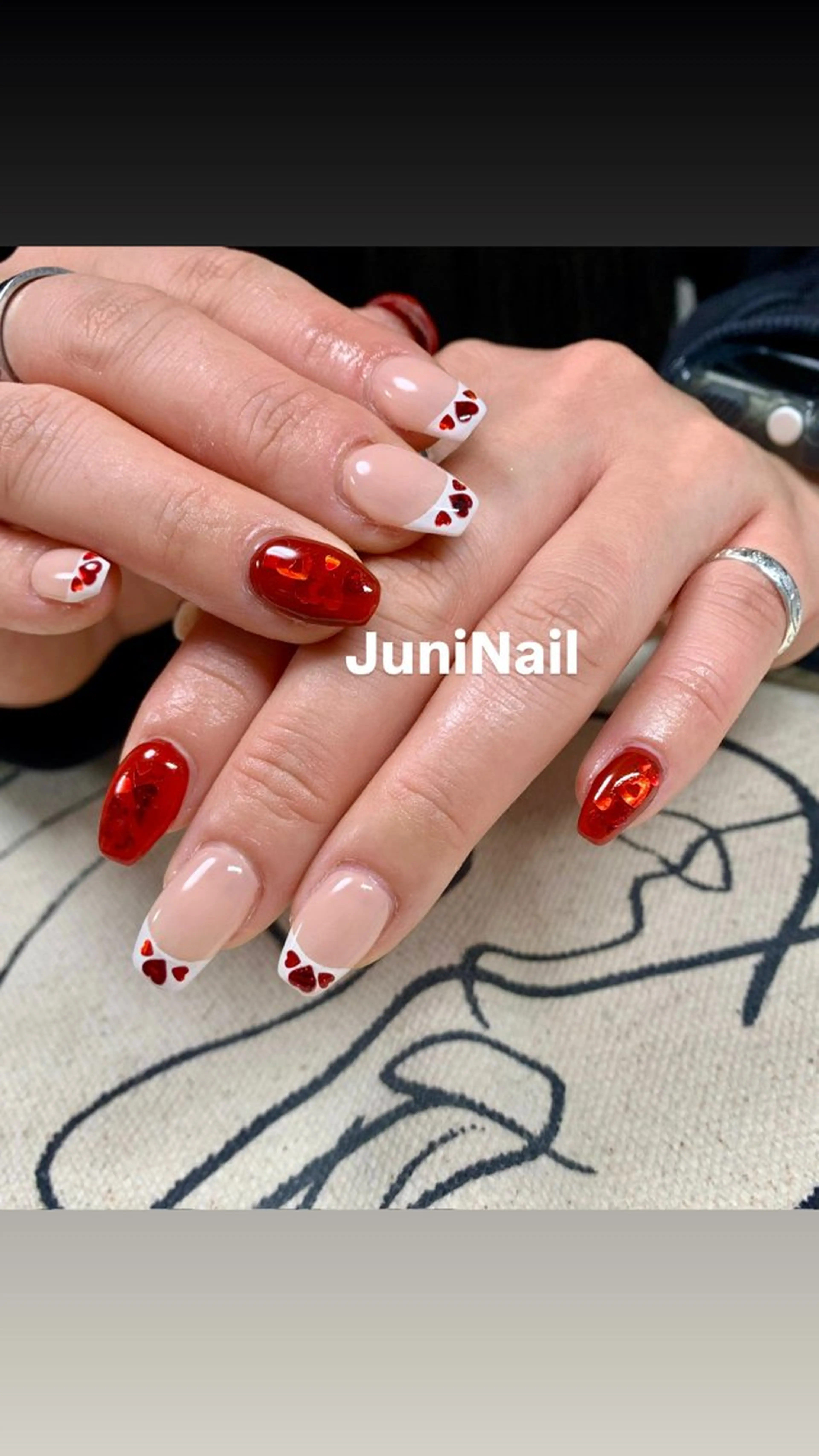 ネイル ハンドネイル JuniNail韓国 ネイリストsuのネイルデザイン