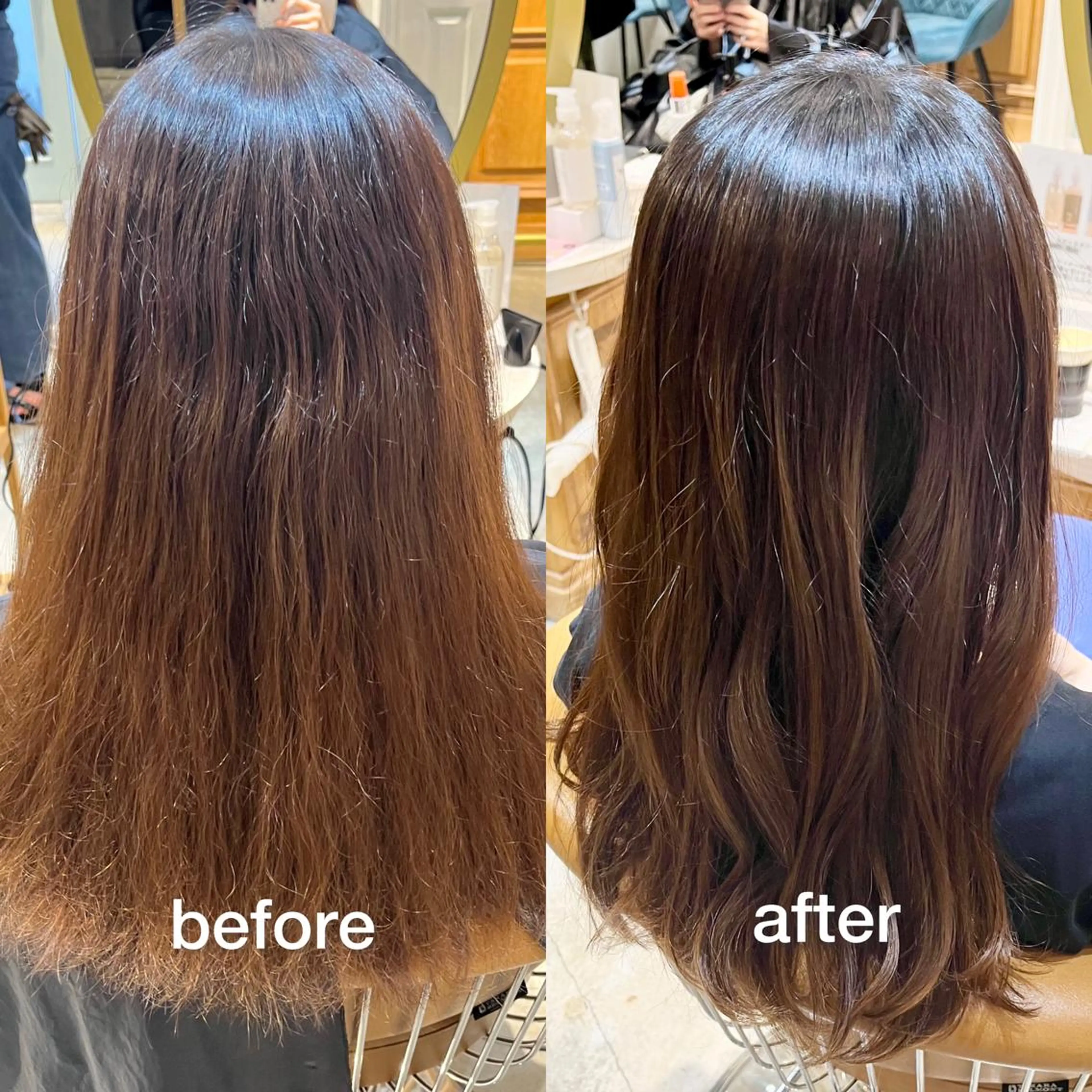 ロング 縮毛矯正 Lond charme 吉祥寺所属・縮毛矯正・レイヤー カット募集中/ななこのヘアスタイル