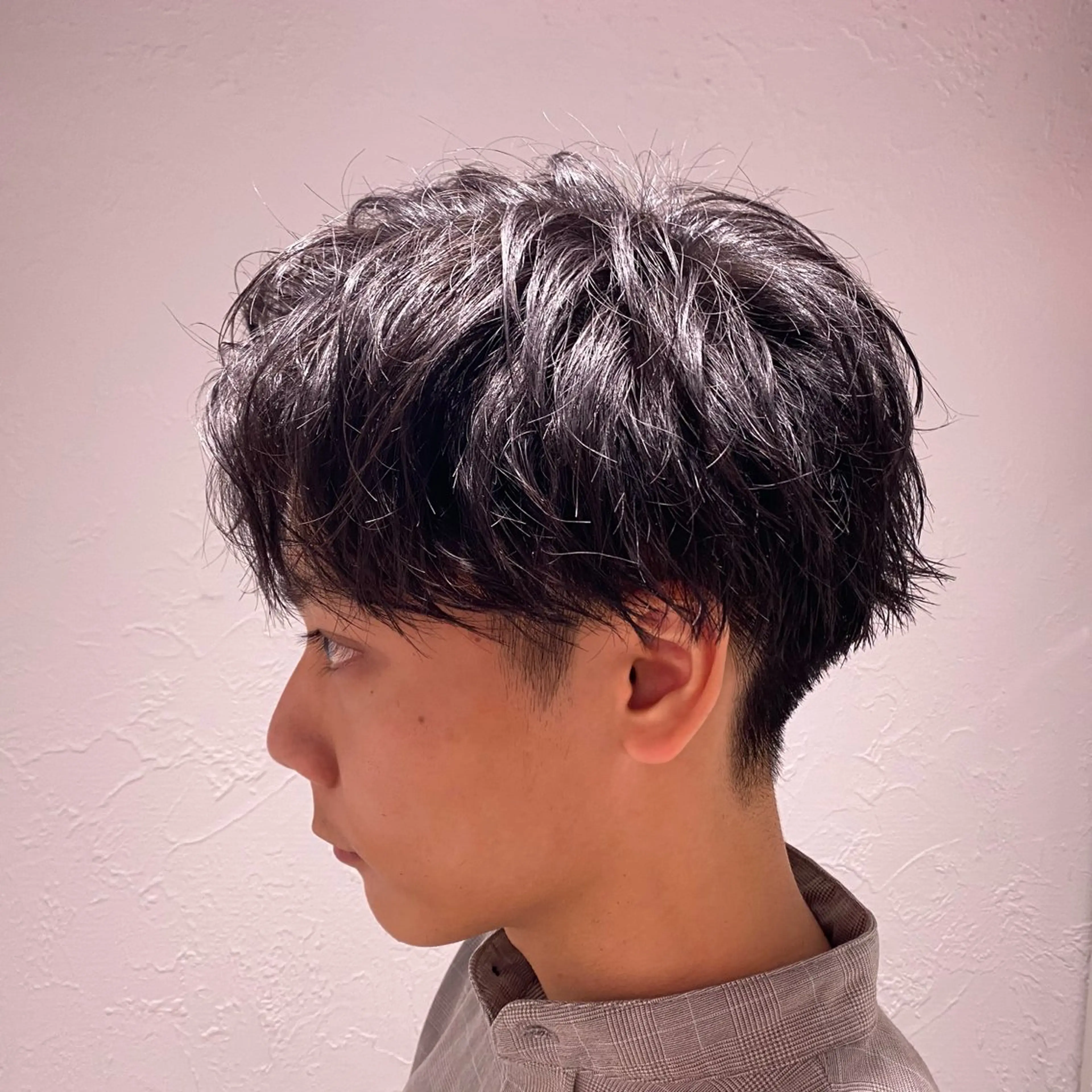 ショート ハイトーン🌈メンズ カット♡Machanのヘアスタイル