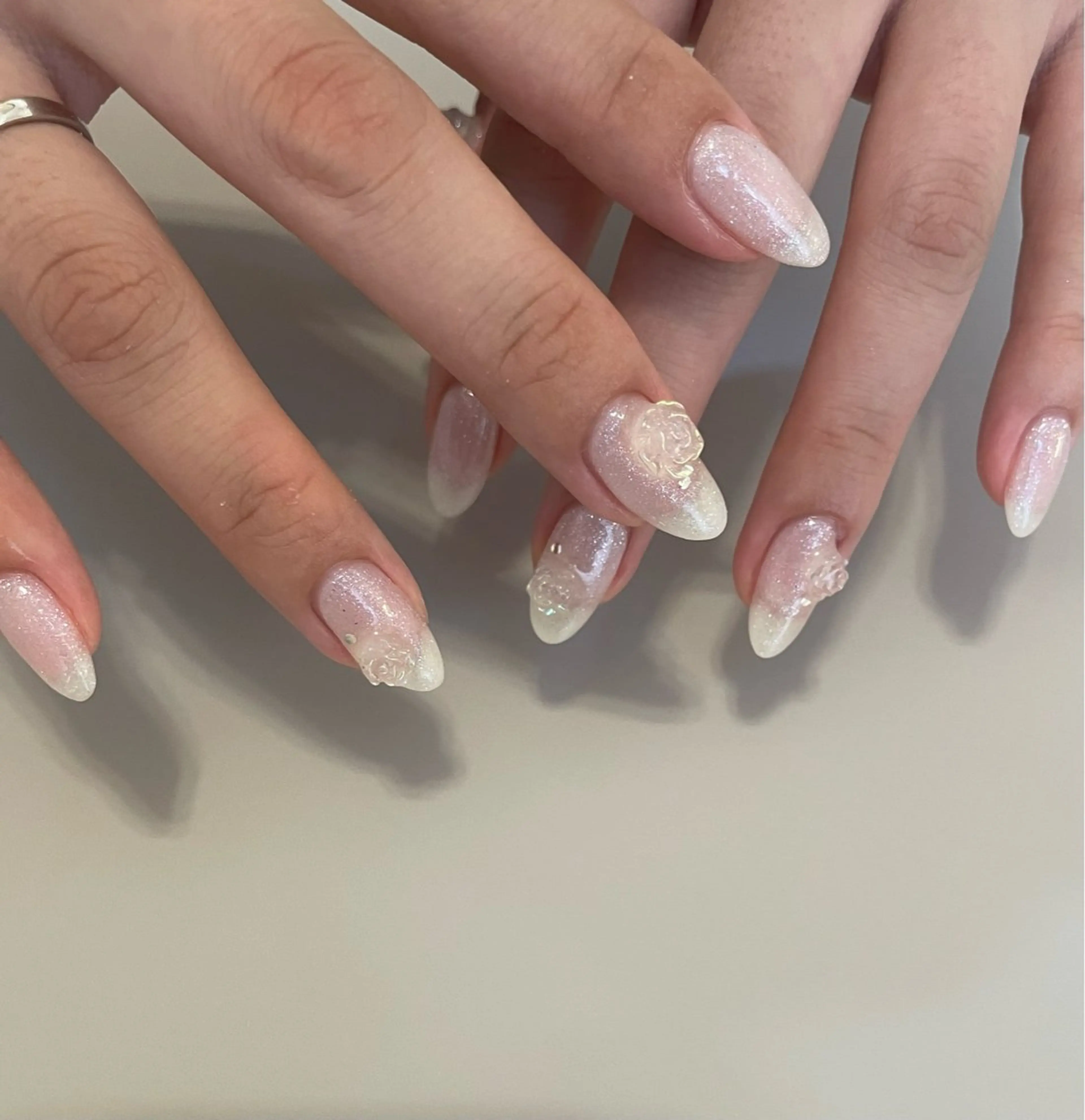 ネイル クリアネイル ハンドネイル Nailsalon Olu所属・ネイリスト Nanaのネイルデザイン