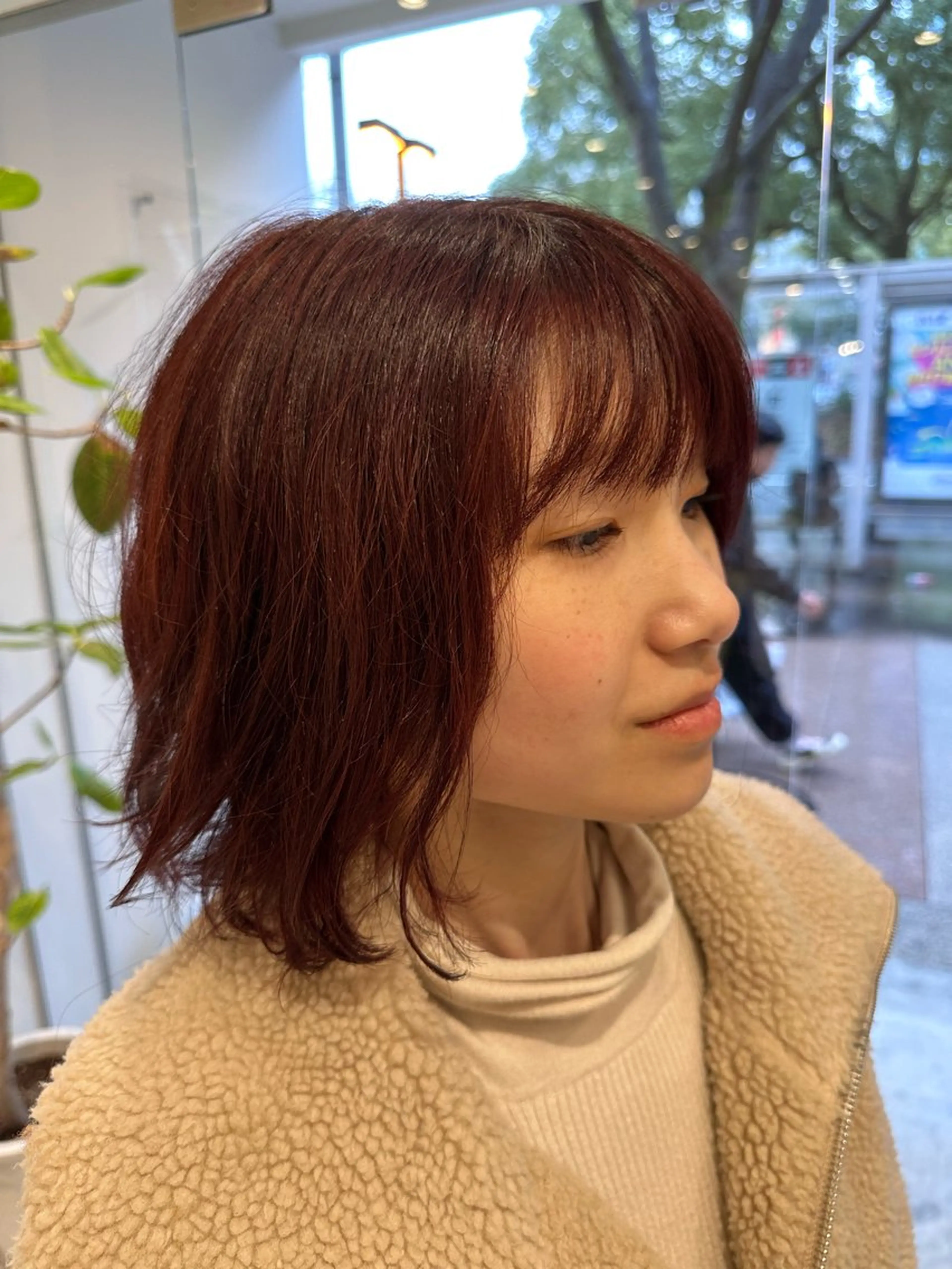 ショート カラー パーマ ヘアカラー 井村 晃琉のヘアスタイル