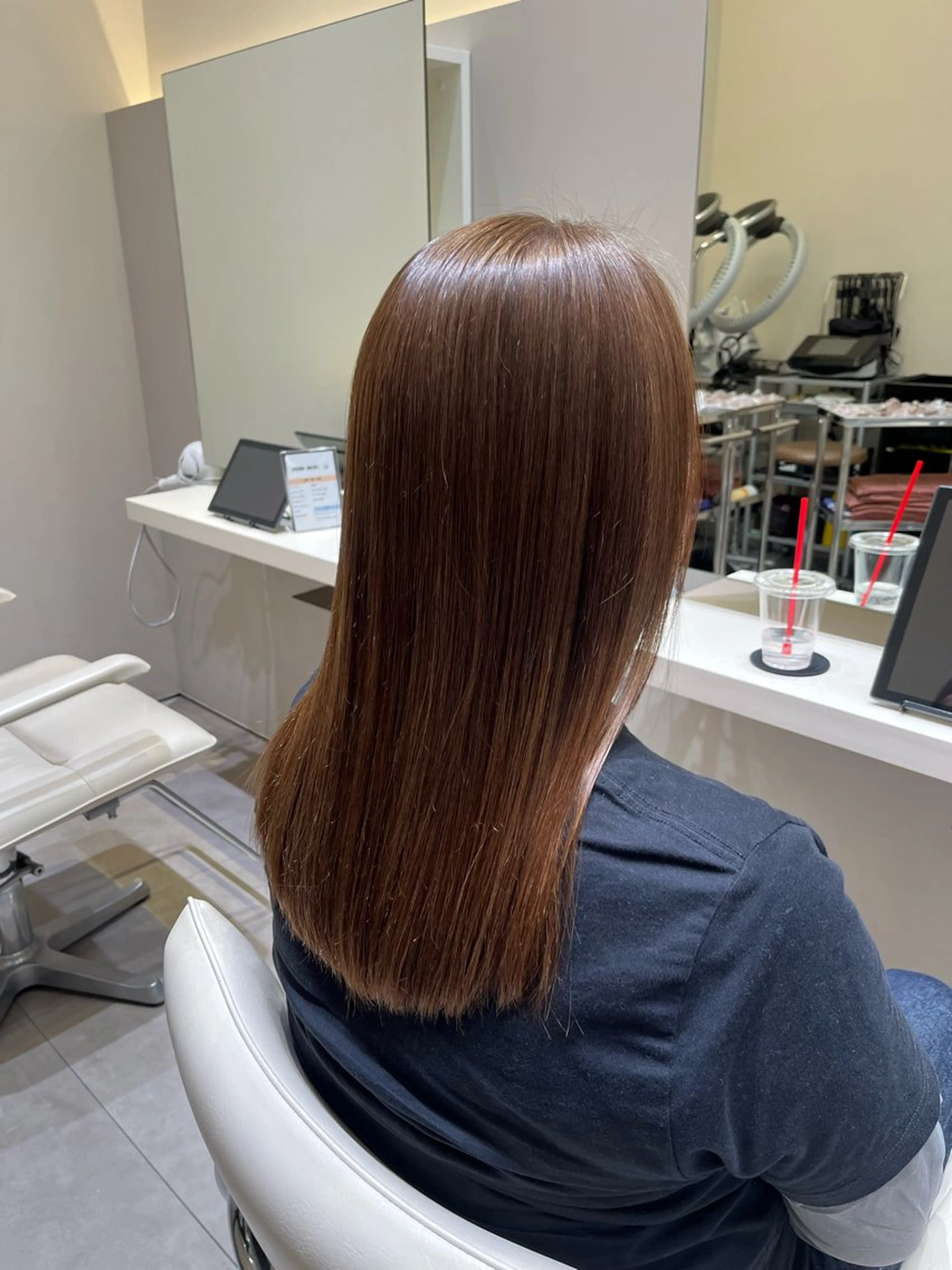 ロング 縮毛矯正 k-two 関 七海のヘアスタイル