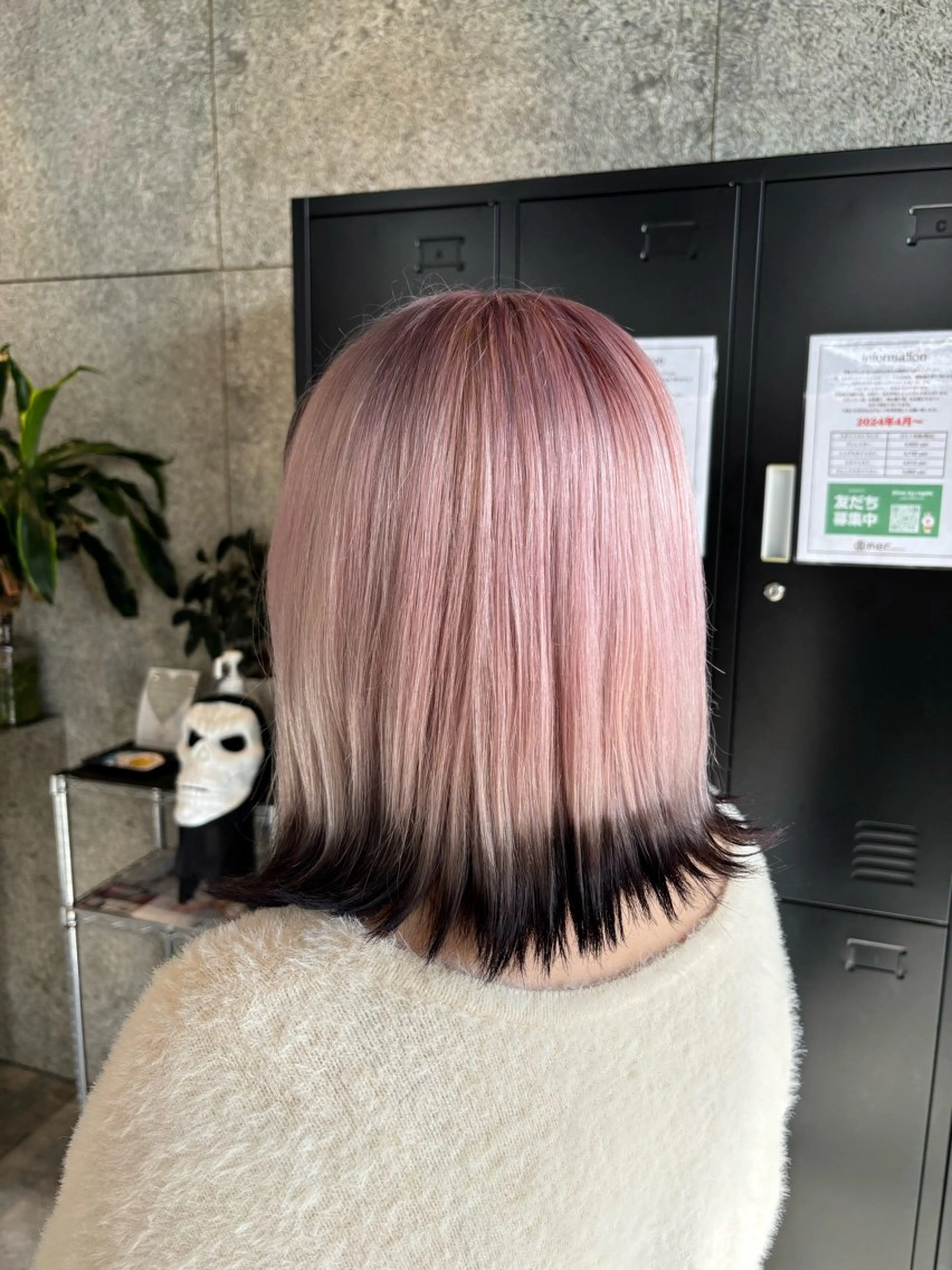 ミディアム 🌷艶感カラー🌷 富施　優花のヘアスタイル