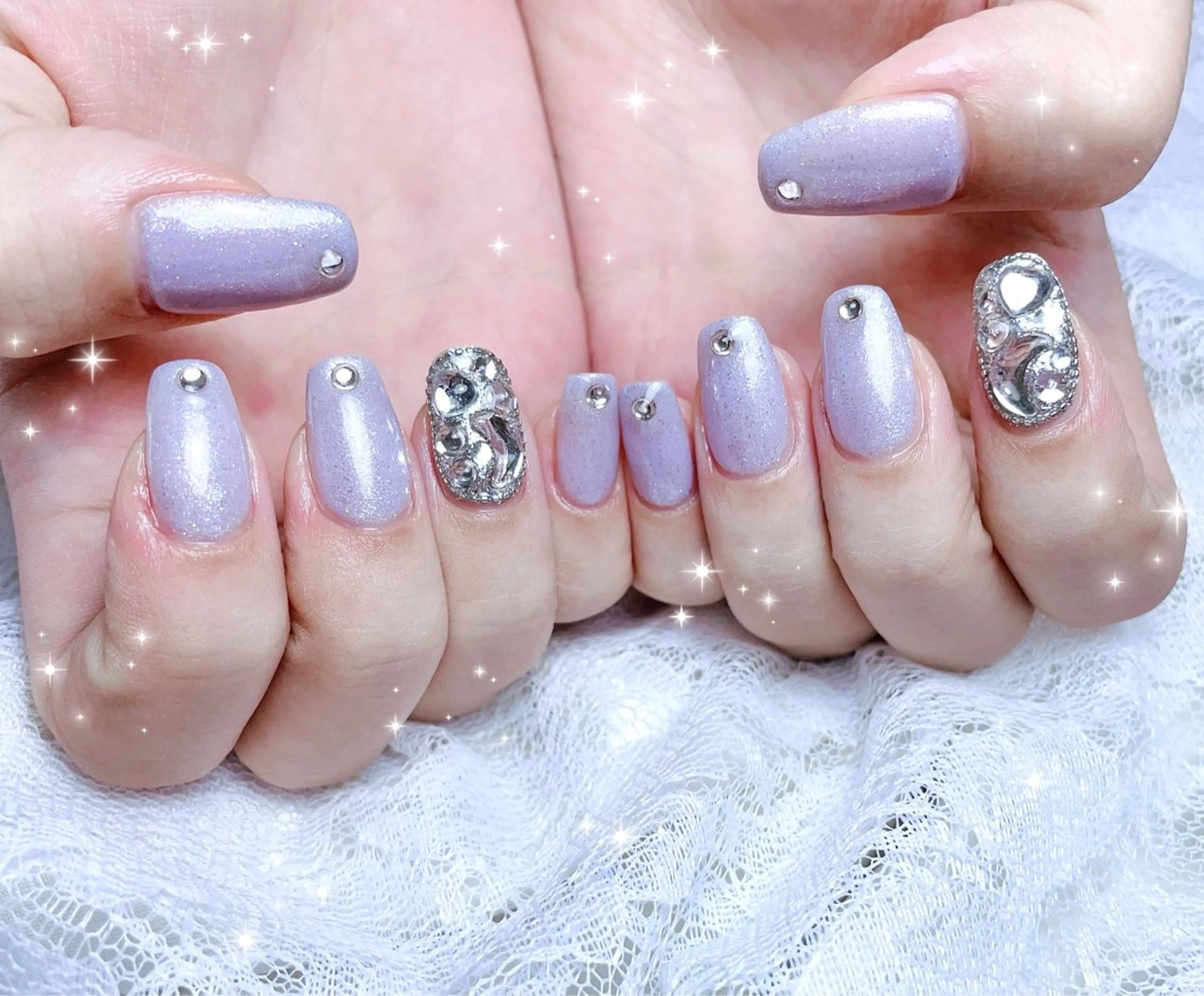ネイル ハンドネイル FLARE NAIL フレアネイルのネイルデザイン