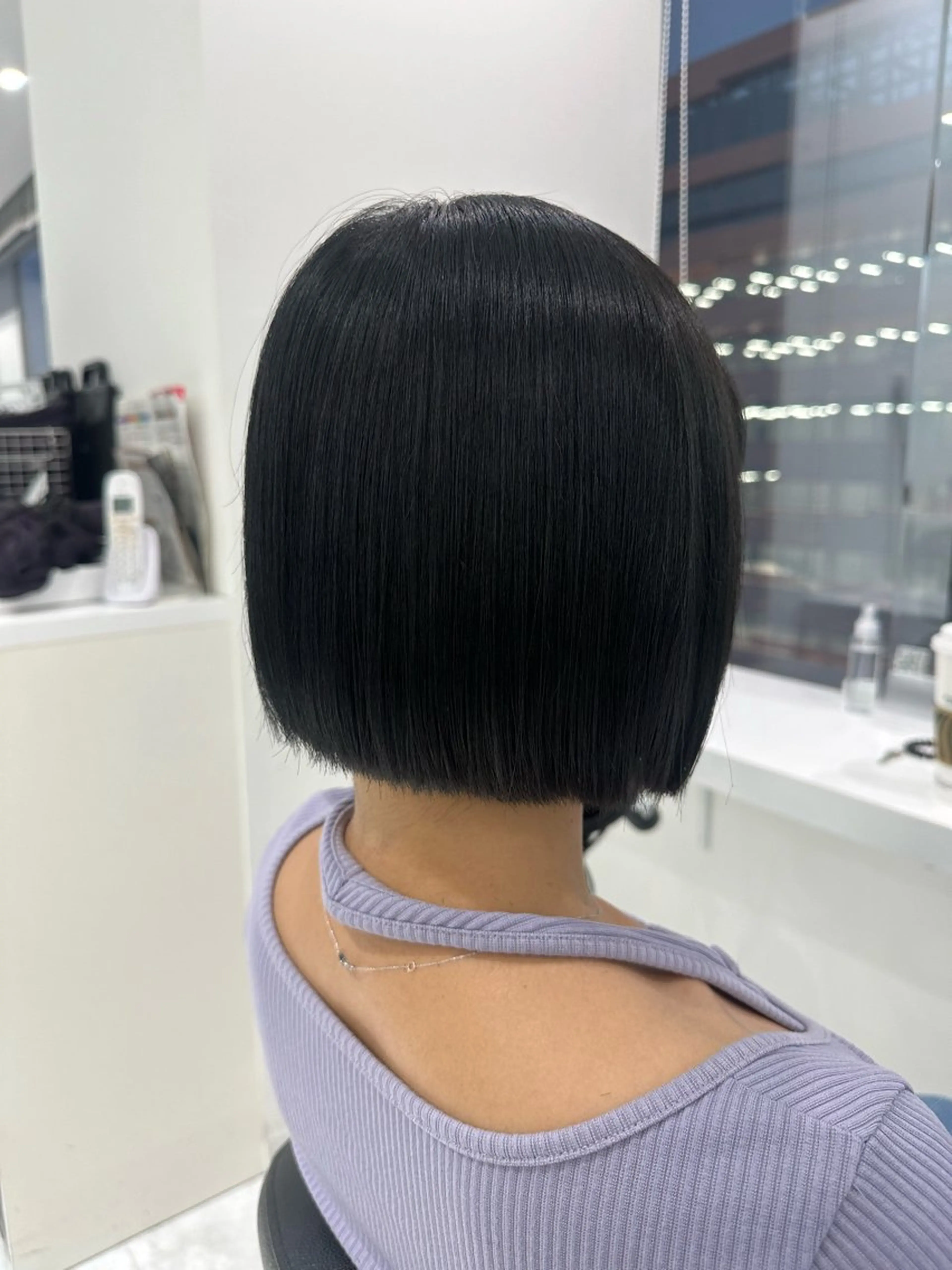 ミディアム カラー カット ヘアカラー ヘッドスパ ヘアセット 🐺ニュアンスパーマ マッシュ　あさひ🐺のヘアスタイル