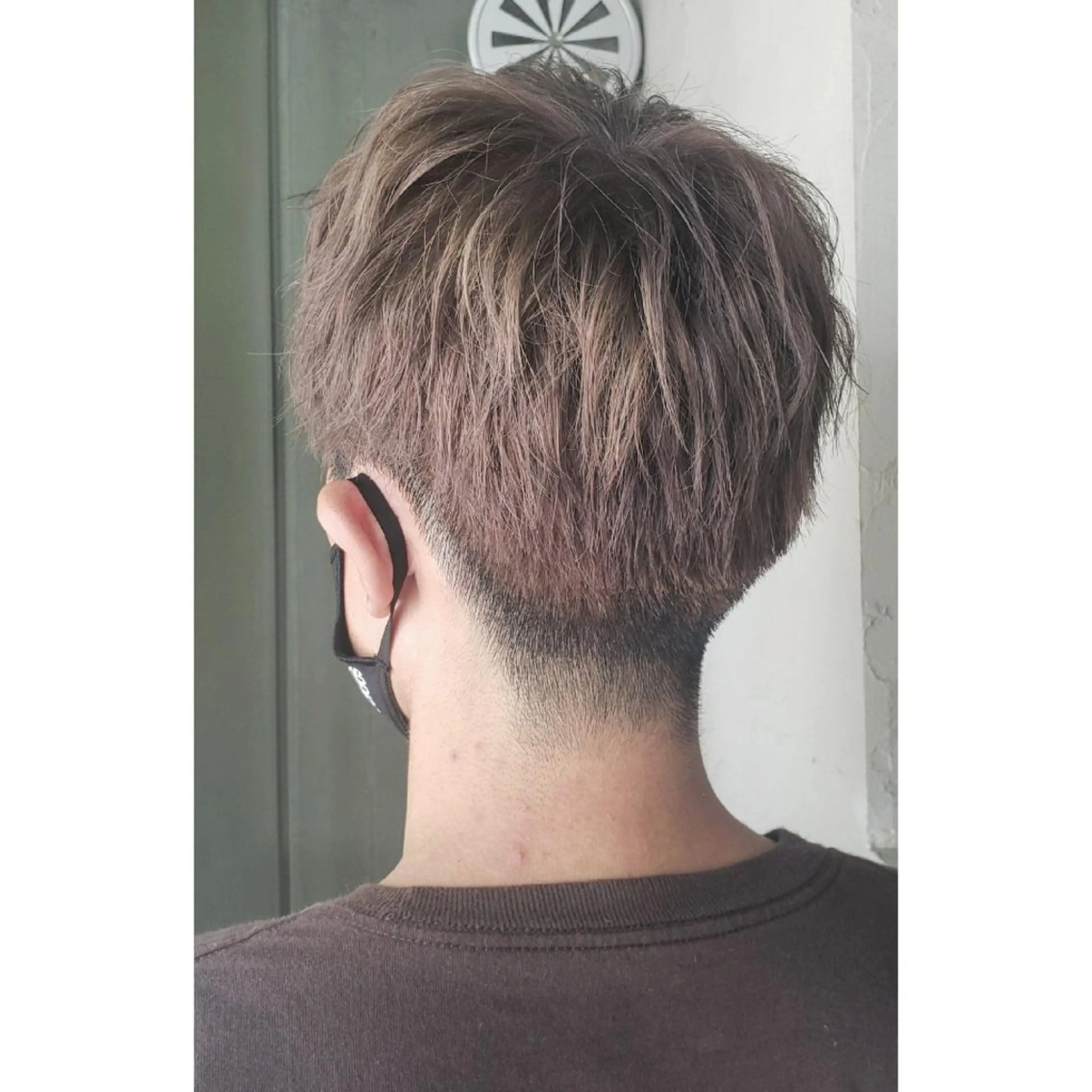 メンズ カラー ショート グレージュ 髪質改善サロン🍃 AIRI のヘアスタイル