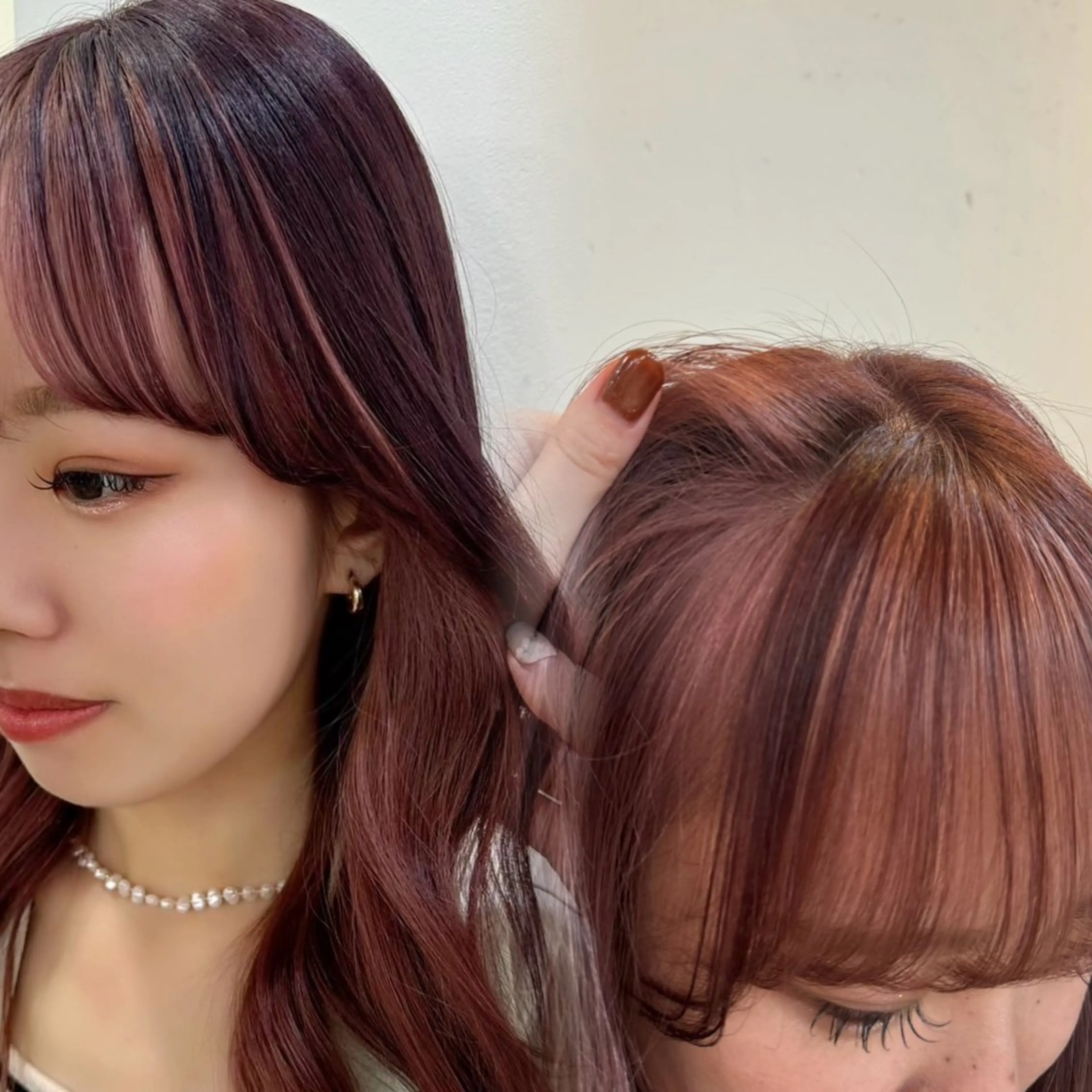 ミディアム カラー 🪐美髪✖️艶カラー 加野彩果🪐のヘアスタイル