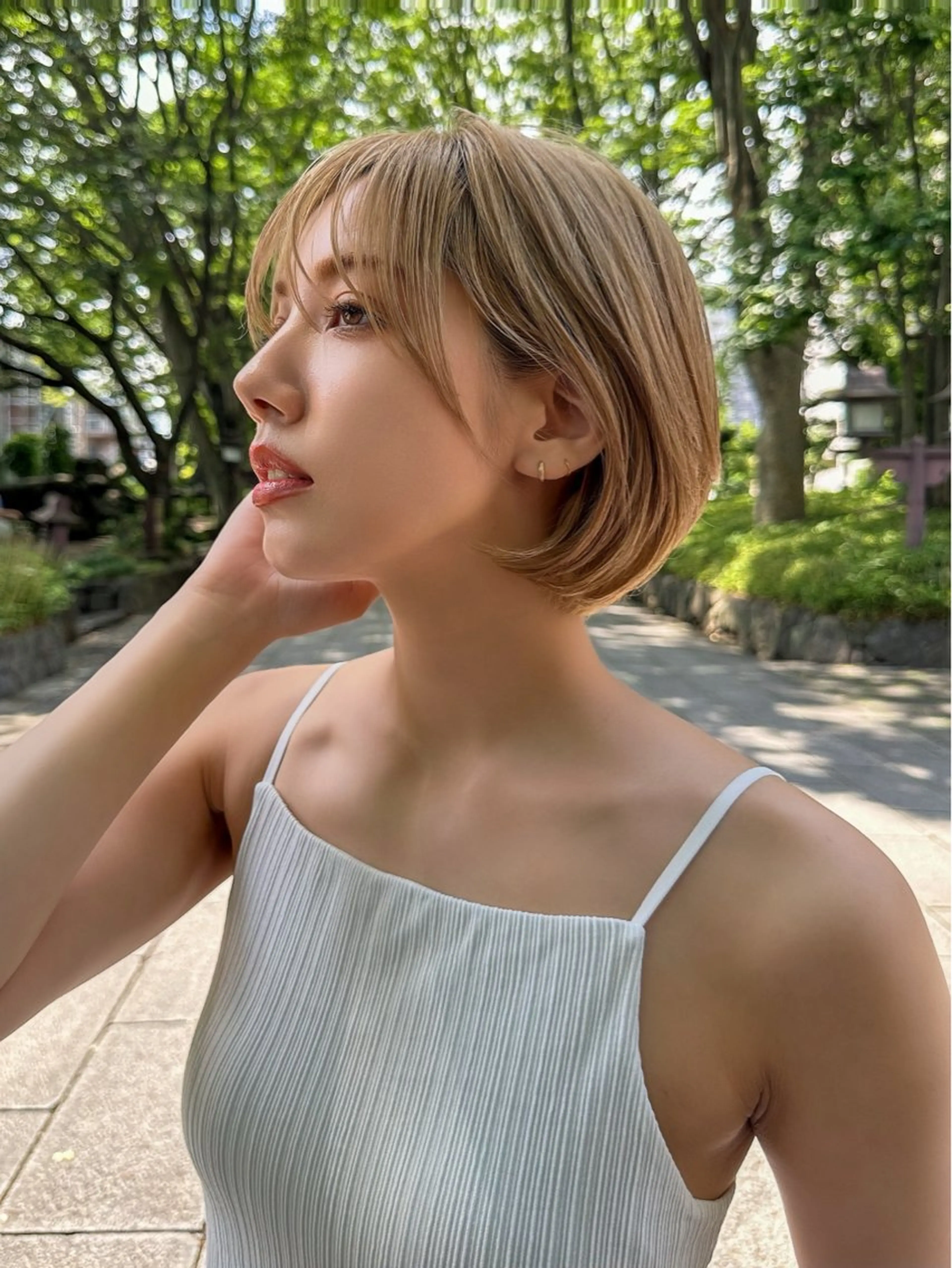 ショート ショートヘア 小顔カット カット ヘアカラー トリートメント ヘッドスパ 遠藤大雅 ショート /韓国ボブ🌈のヘアスタイル