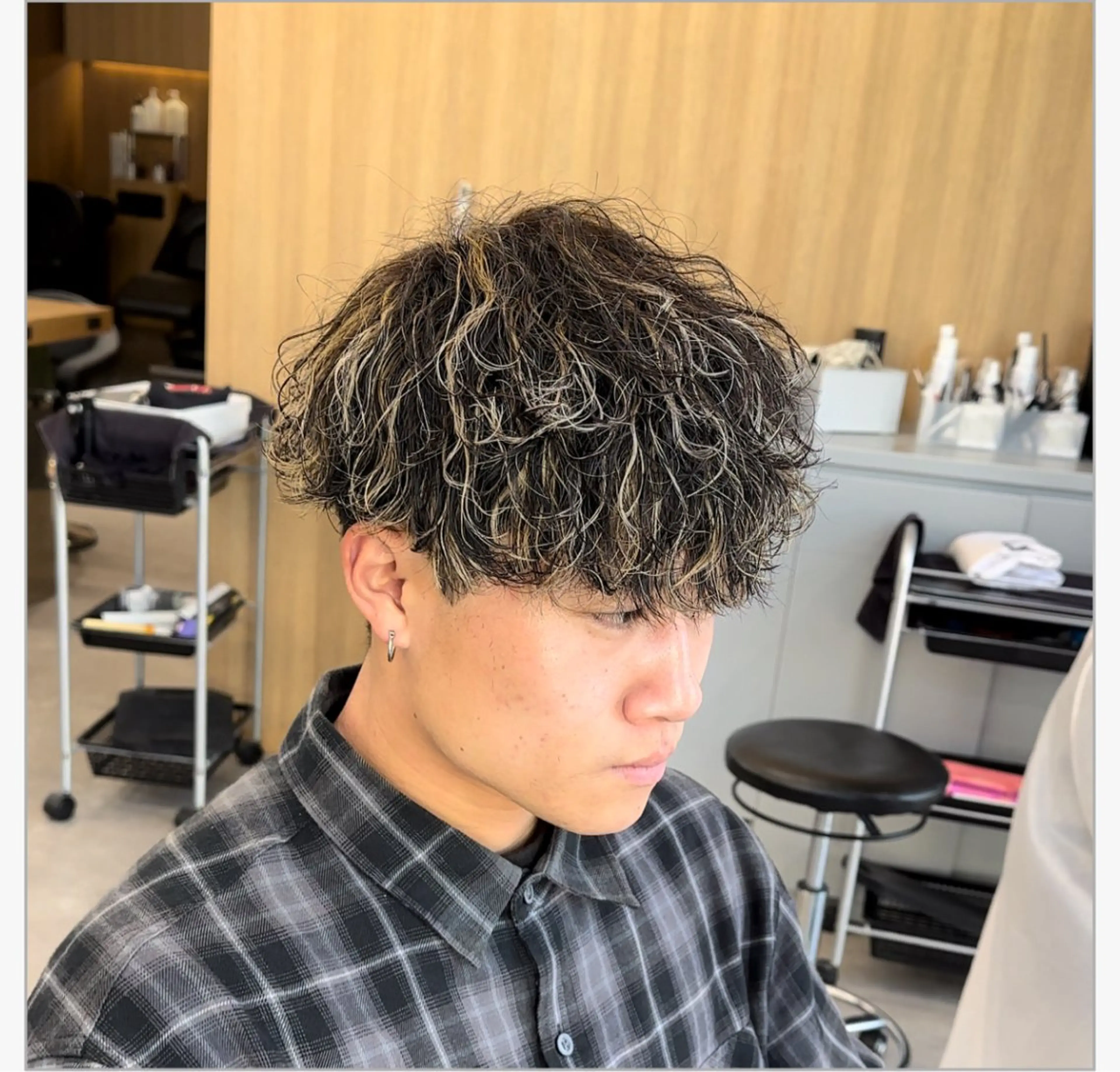 カラー パーマ メンズ カット パーマ 🌟あゆ🌟 女子ウケスタイルのヘアスタイル