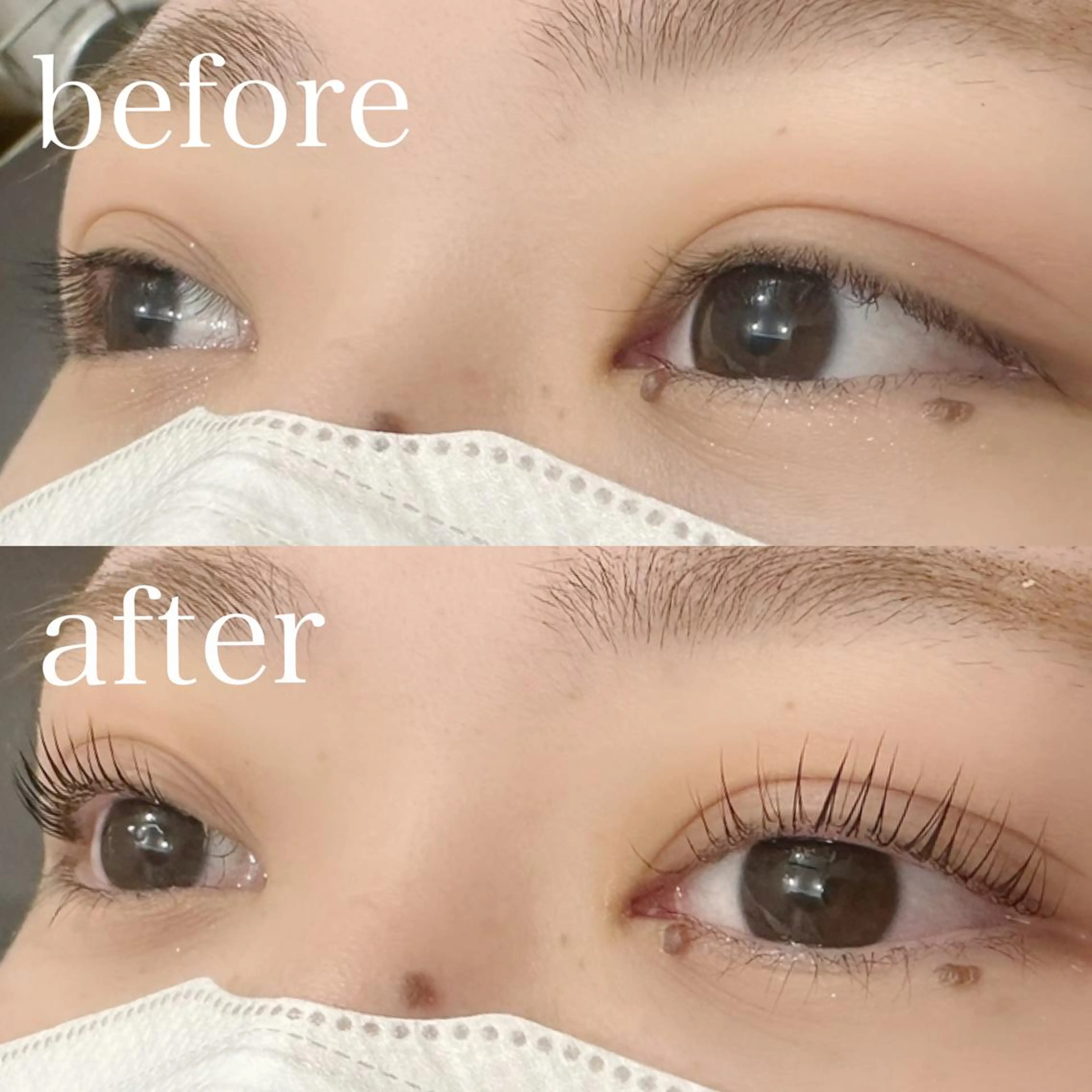 マツエク・マツパ 成人式 ヘアカラー 丸山 莉杏のマツエク・マツパデザイン