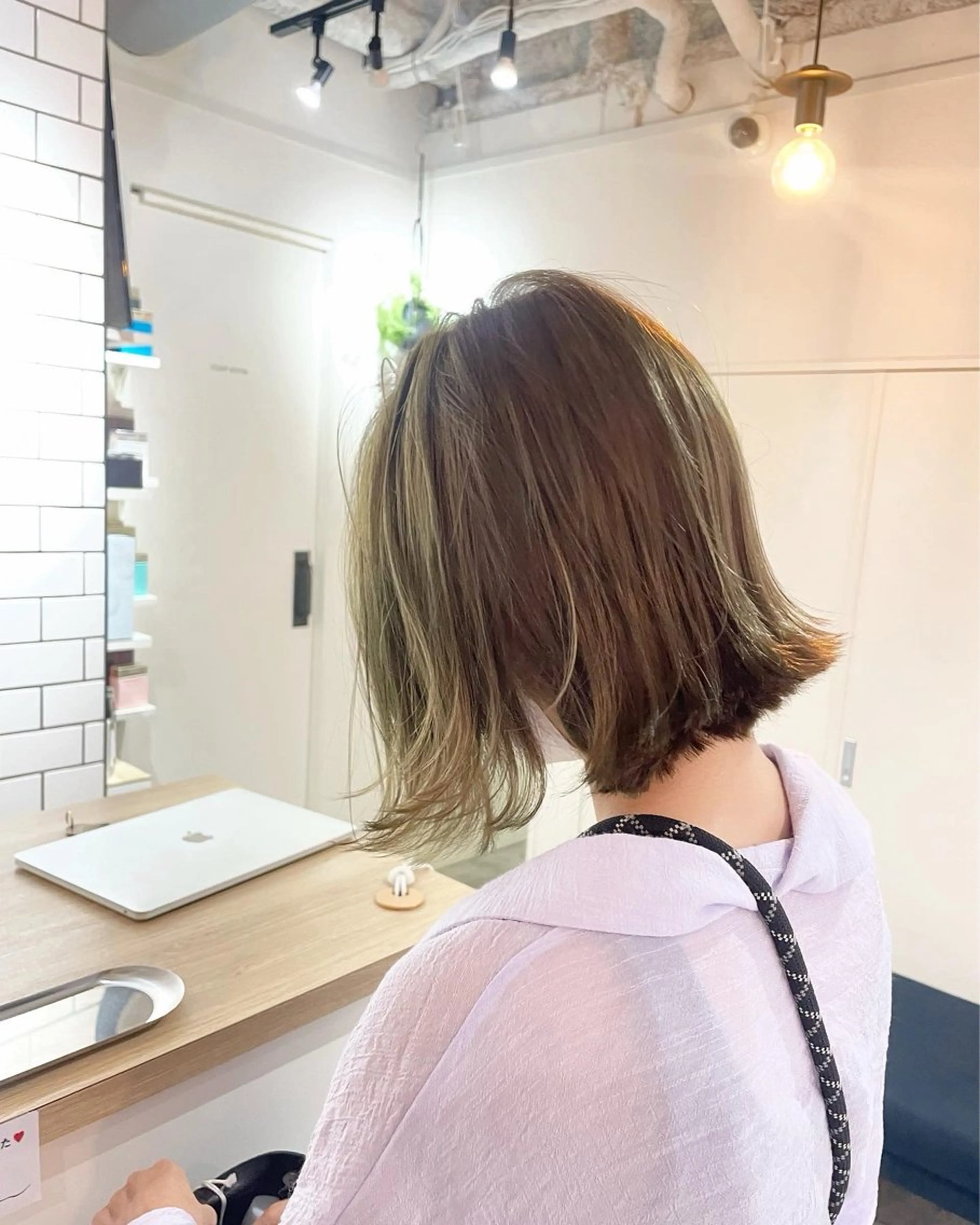 カラー ベージュカラー ハルカ ・のヘアスタイル