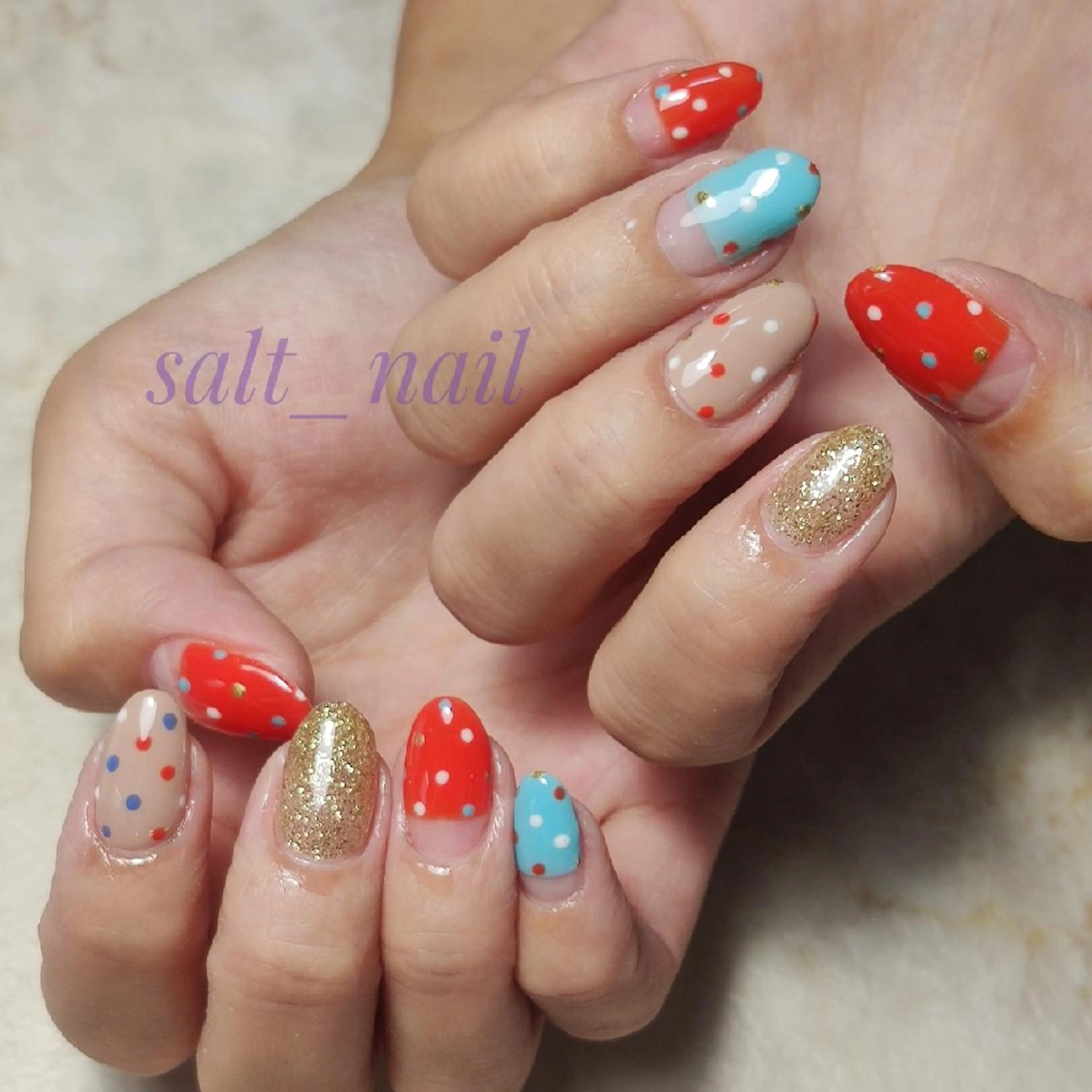 ネイル ハンドネイル 個人サロン saltnailのネイルデザイン