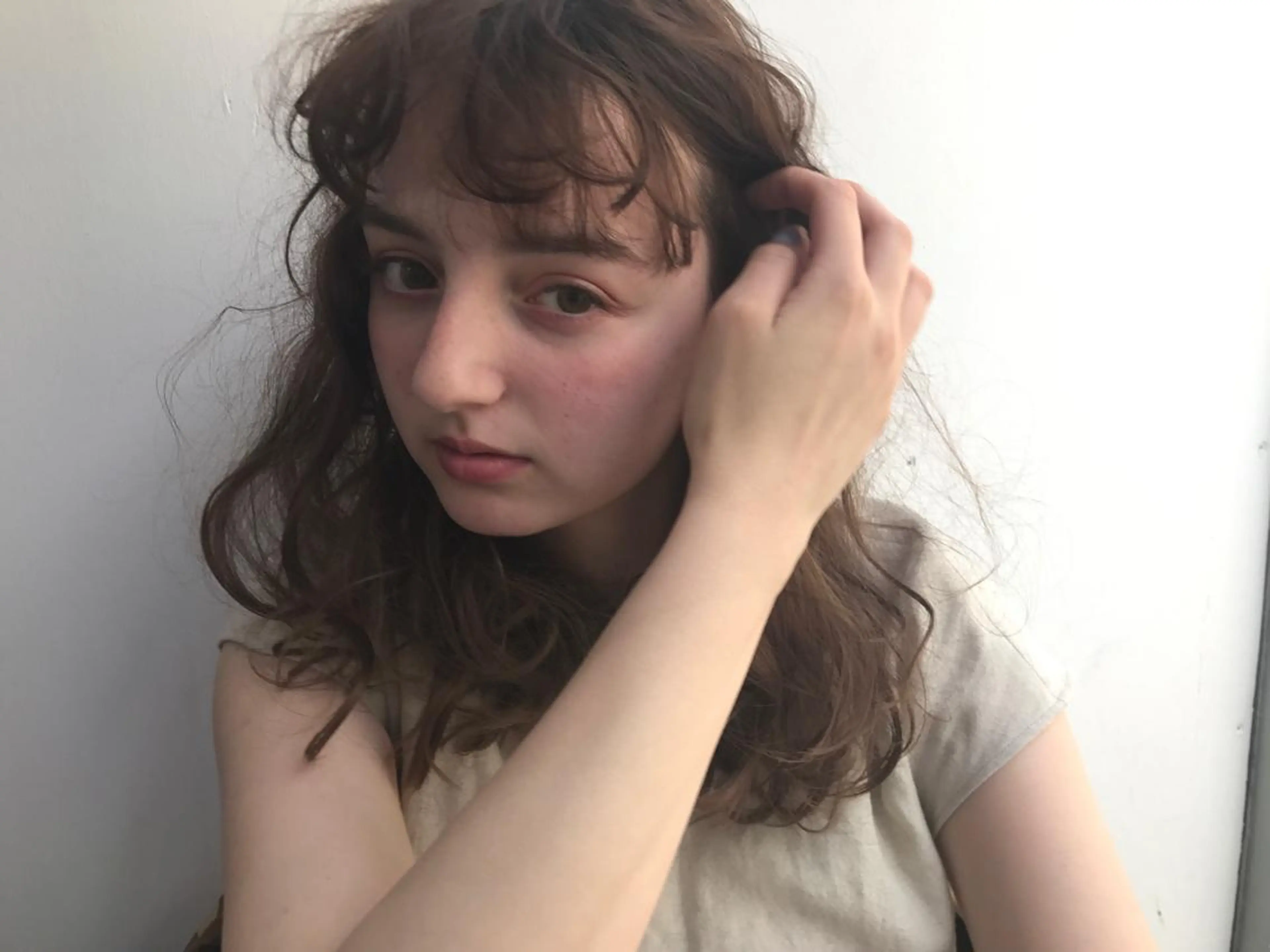 カラー pole/apartment所属・💓パーマ，💗 レイヤーカットのヘアスタイル