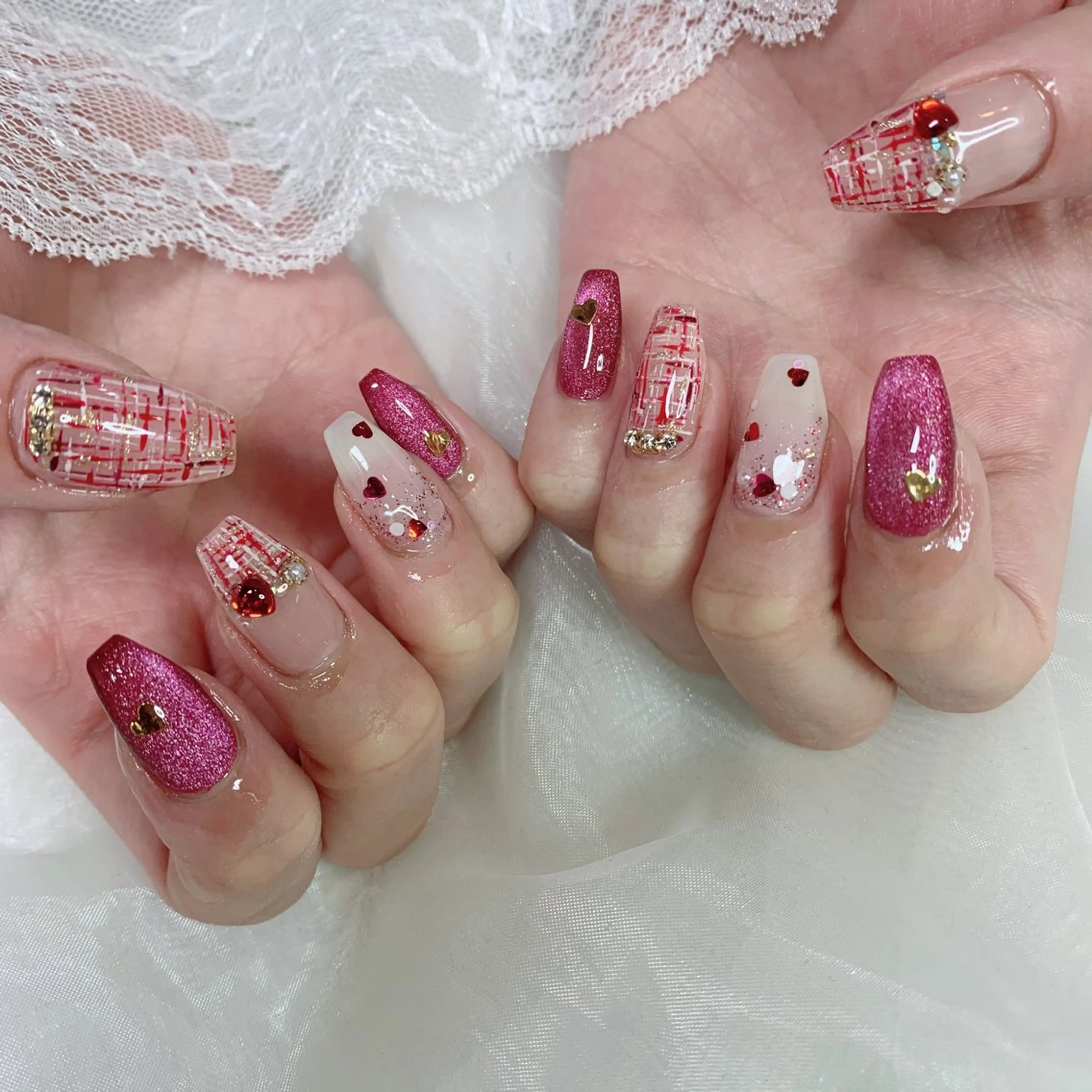 ネイル ハンドネイル La neige* yuki 🥯🍑のネイルデザイン