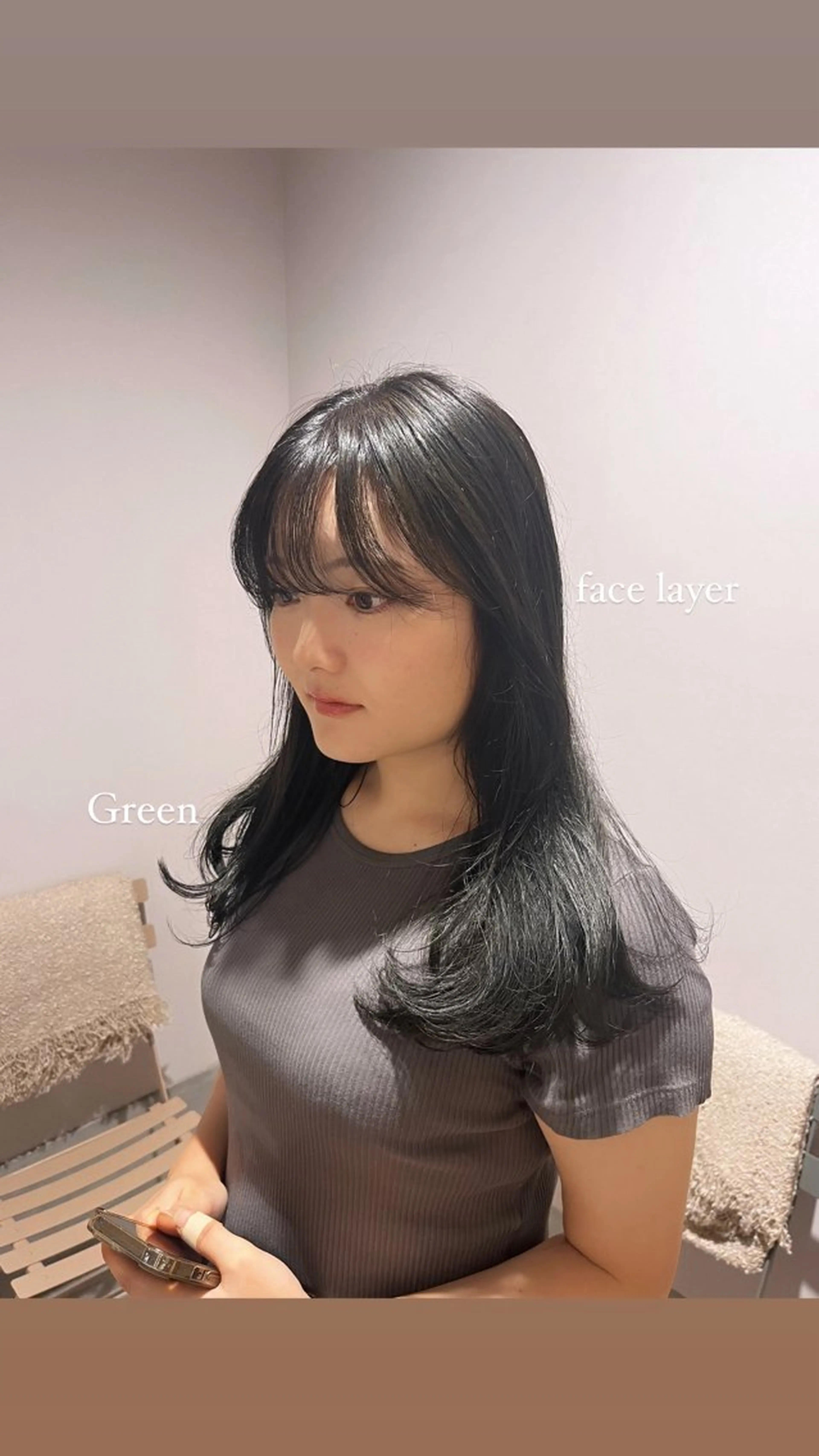 ロング カラー ケアカラー 韓国風ヘア MINX The pass所属・透明感ケアカラー/ レイヤー/ryokaのヘアスタイル