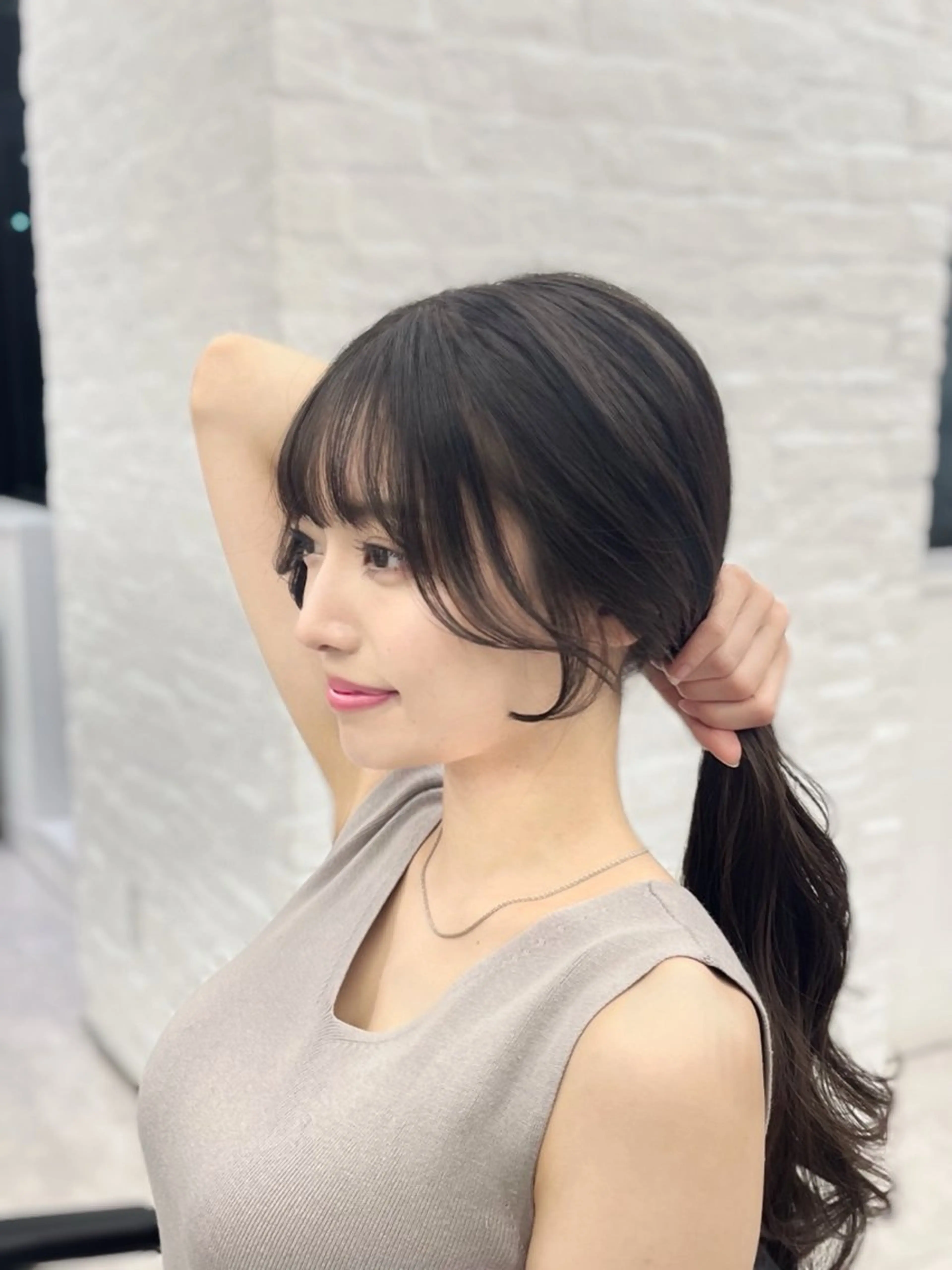 セミロング カラー パーマ ヘアアレンジ メンズ メンズ韓国風 イルミナカラー 髪質改善 韓国風ヘア レイヤーカット 韓国ヘア×顔まわり 🇰🇷和知拓郎のヘアスタイル