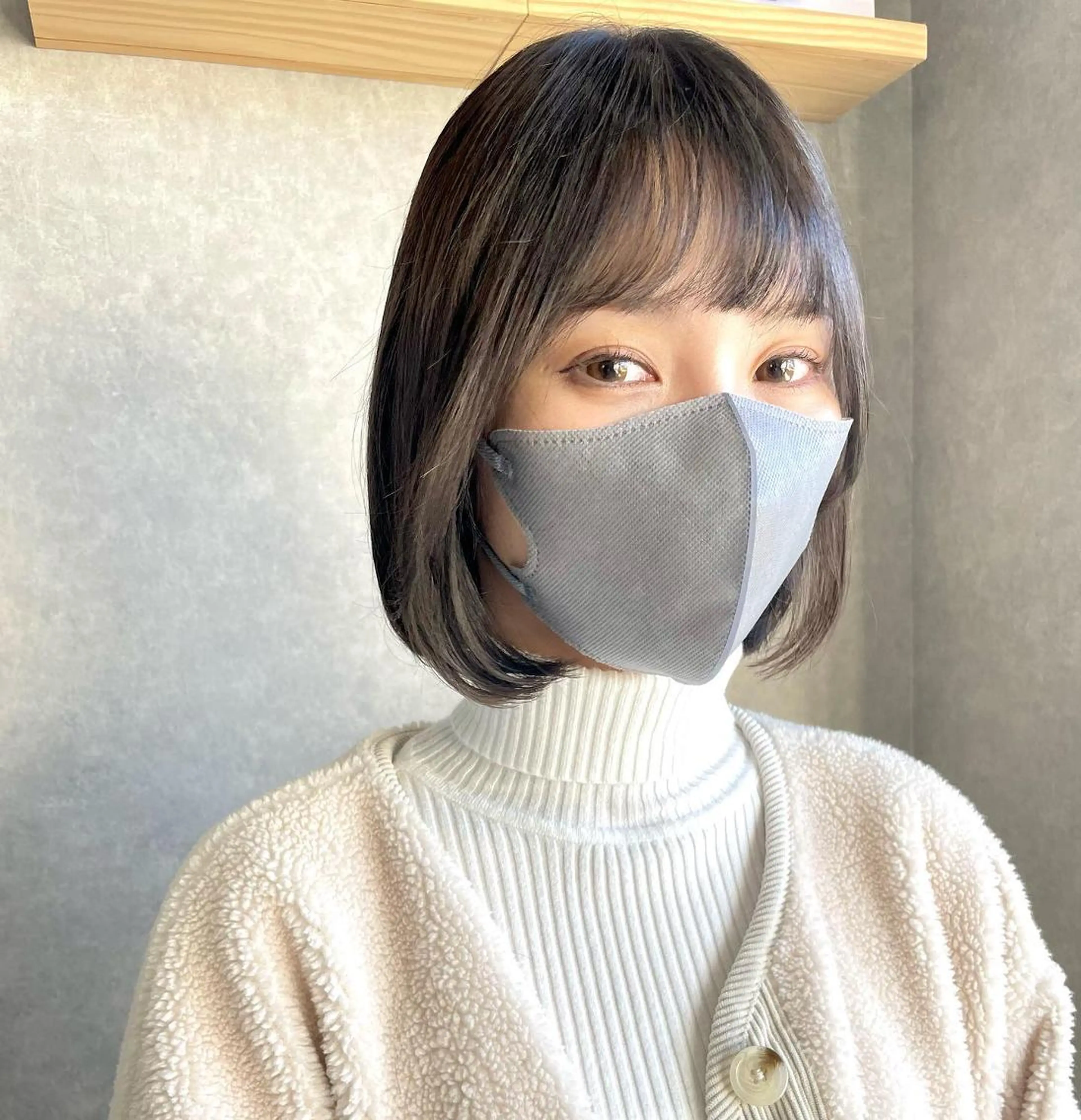 ショート ボブ 韓国風ヘア ショートヘア 河原 亮のヘアスタイル