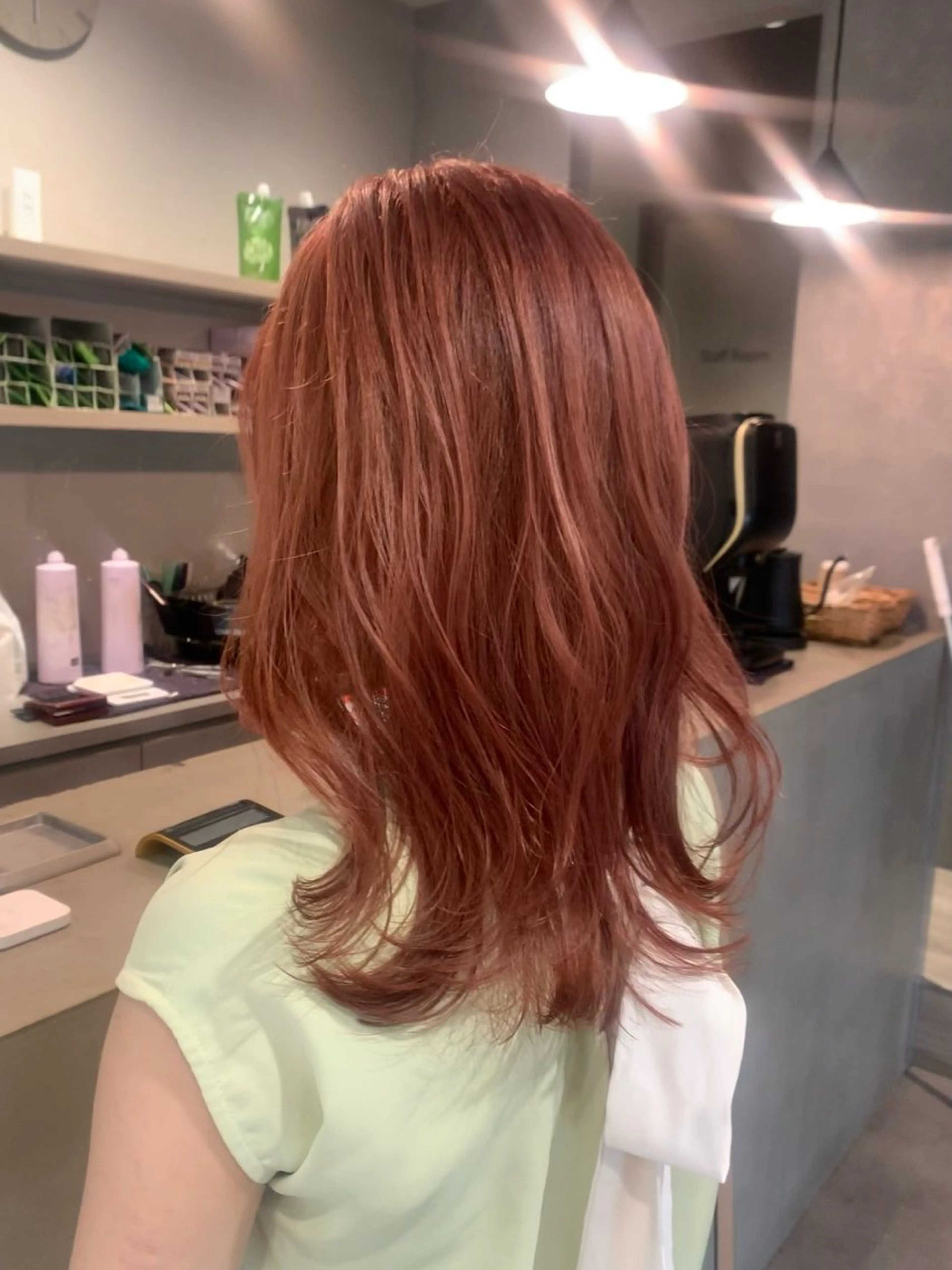 セミロング カット ヘアカラー 【髪質改善🌿】木本 志歩のヘアスタイル