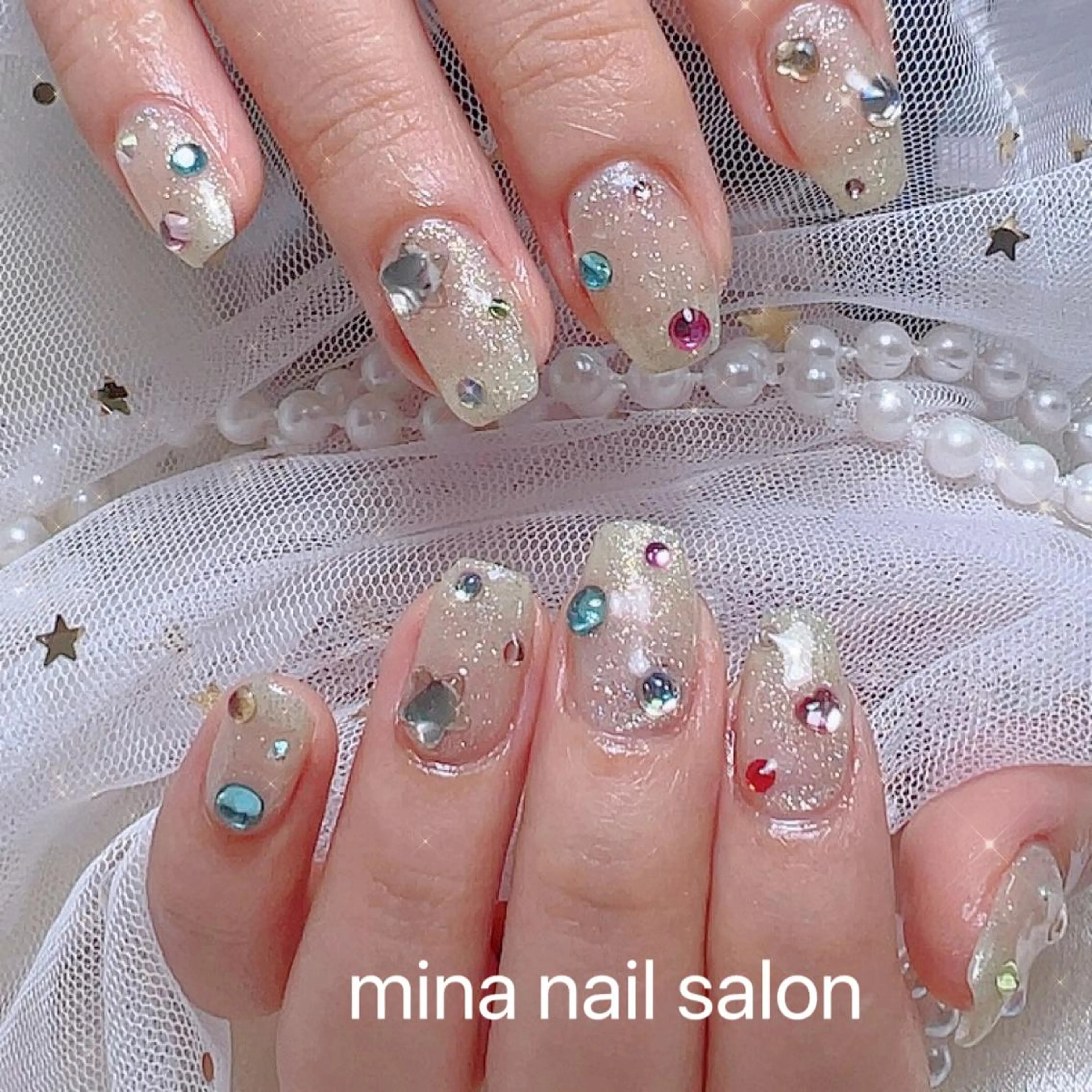 ネイル 🎀彩羽チップ 長さだし専門🎀のネイルデザイン