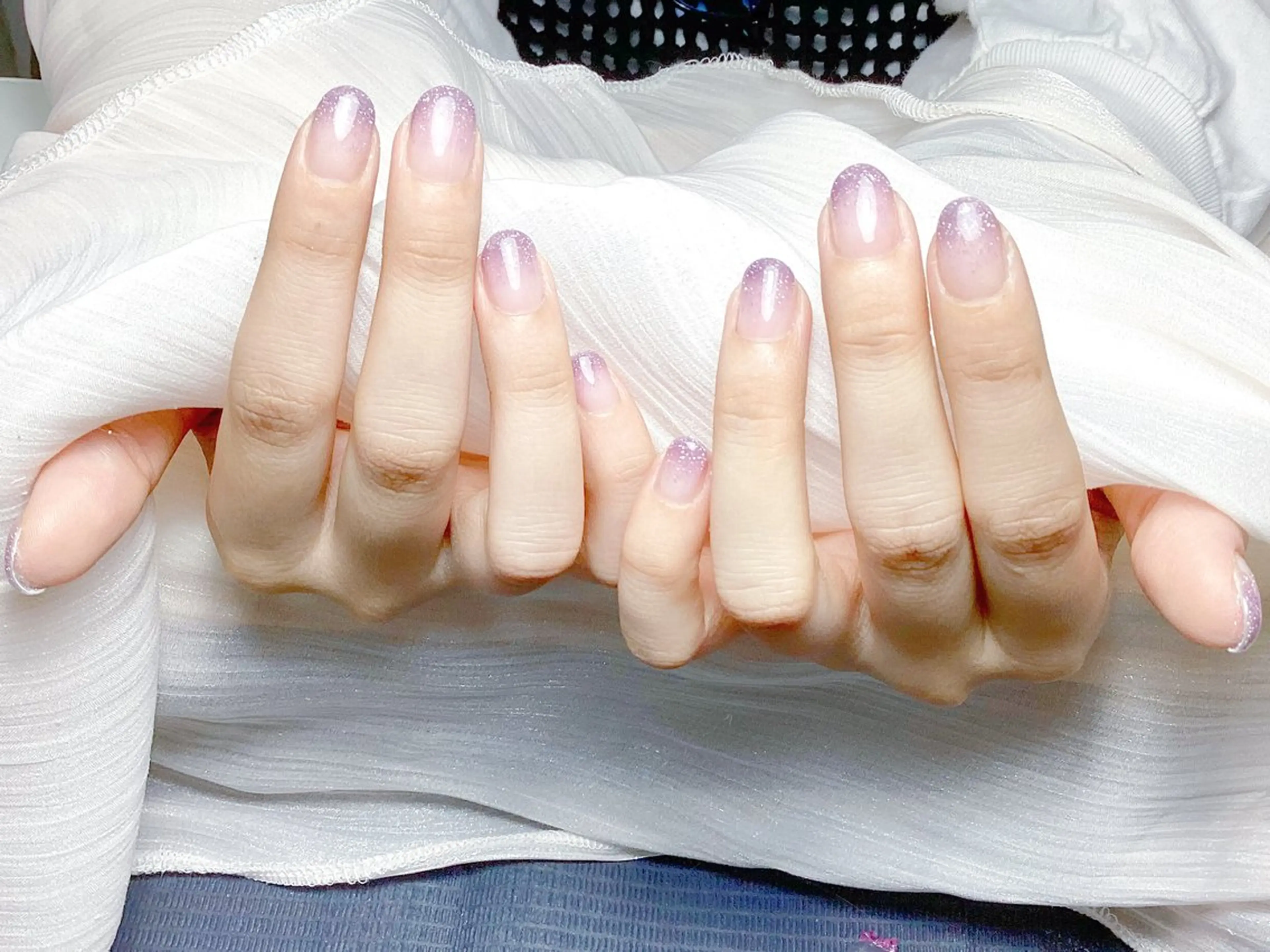 ネイル 長さ出し フレンチネイル グラデーション マグネットネイル マグネットフレンチ ハンドネイル ハンドケア ⭐️Dreamy Nail⭐️のネイルデザイン