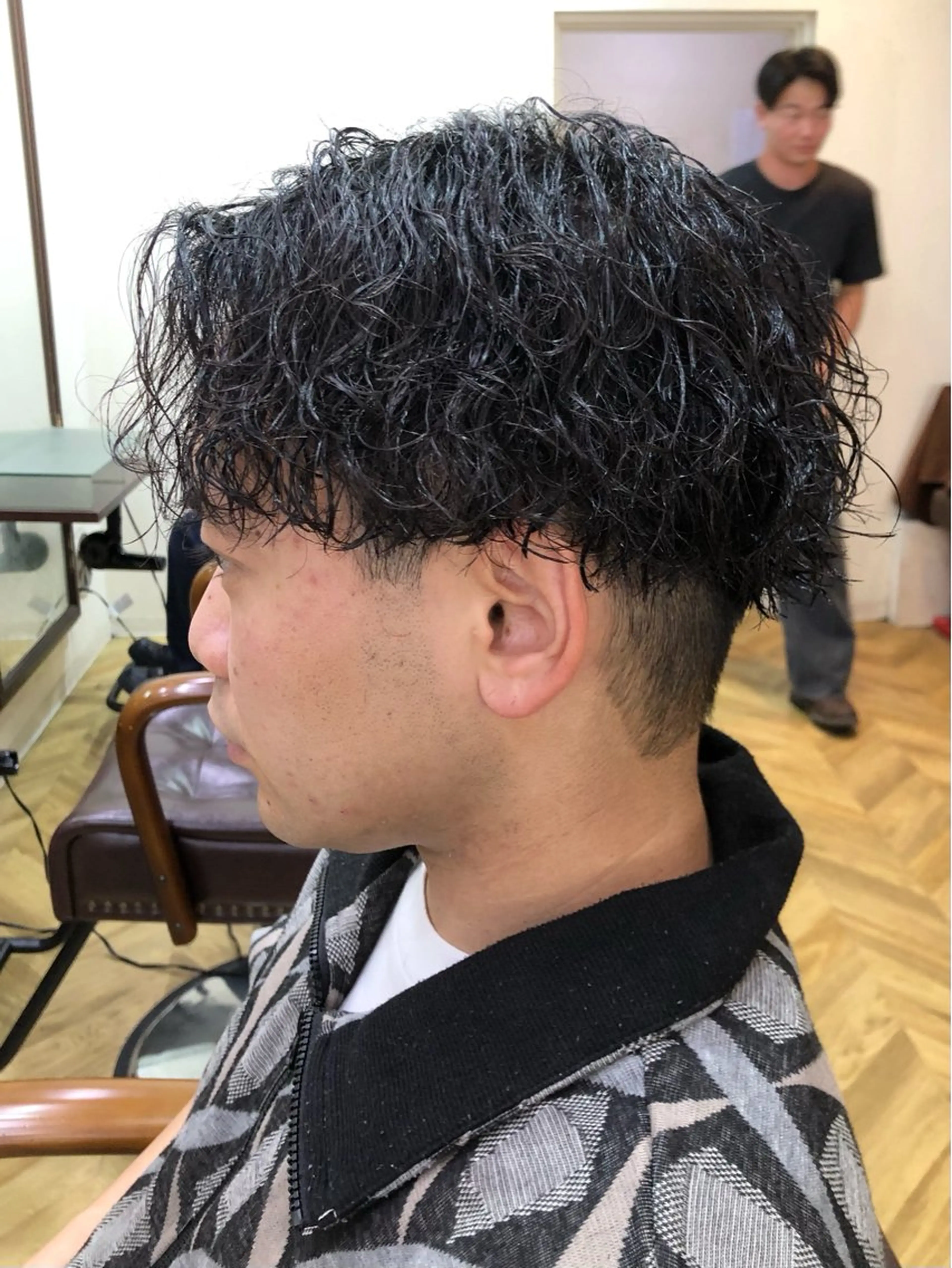 ショート パーマ ツイストスパイラルパーマ スパイラルパーマ メンズカット・パーマ /野本翔馬のヘアスタイル