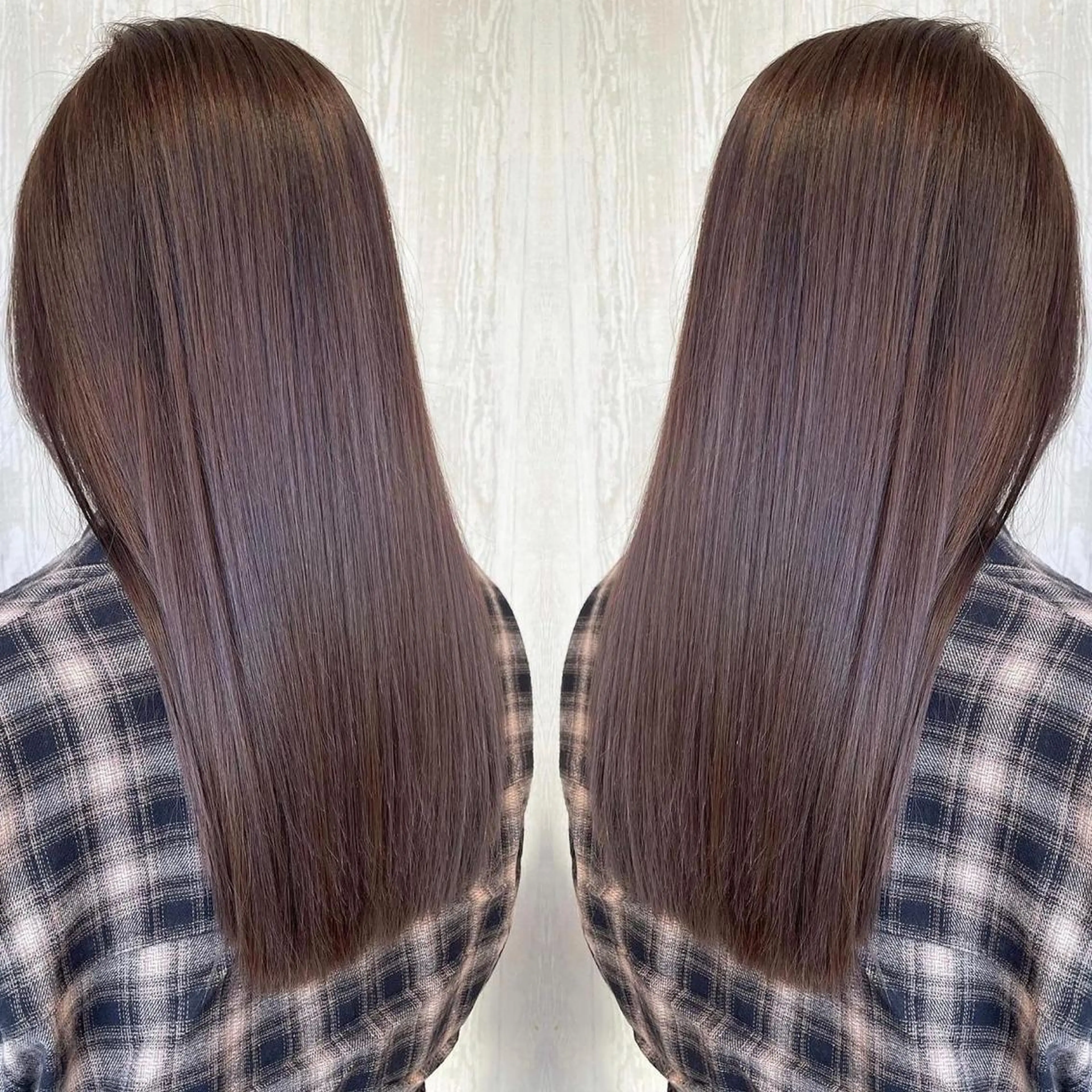 ロング カラー アッシュ ケアカラー 透明感カラー バイオレットカラー 外国人風カラー カット ヘアカラー トリートメント 河合秀明/ショート /ボブ/レイヤーのヘアスタイル