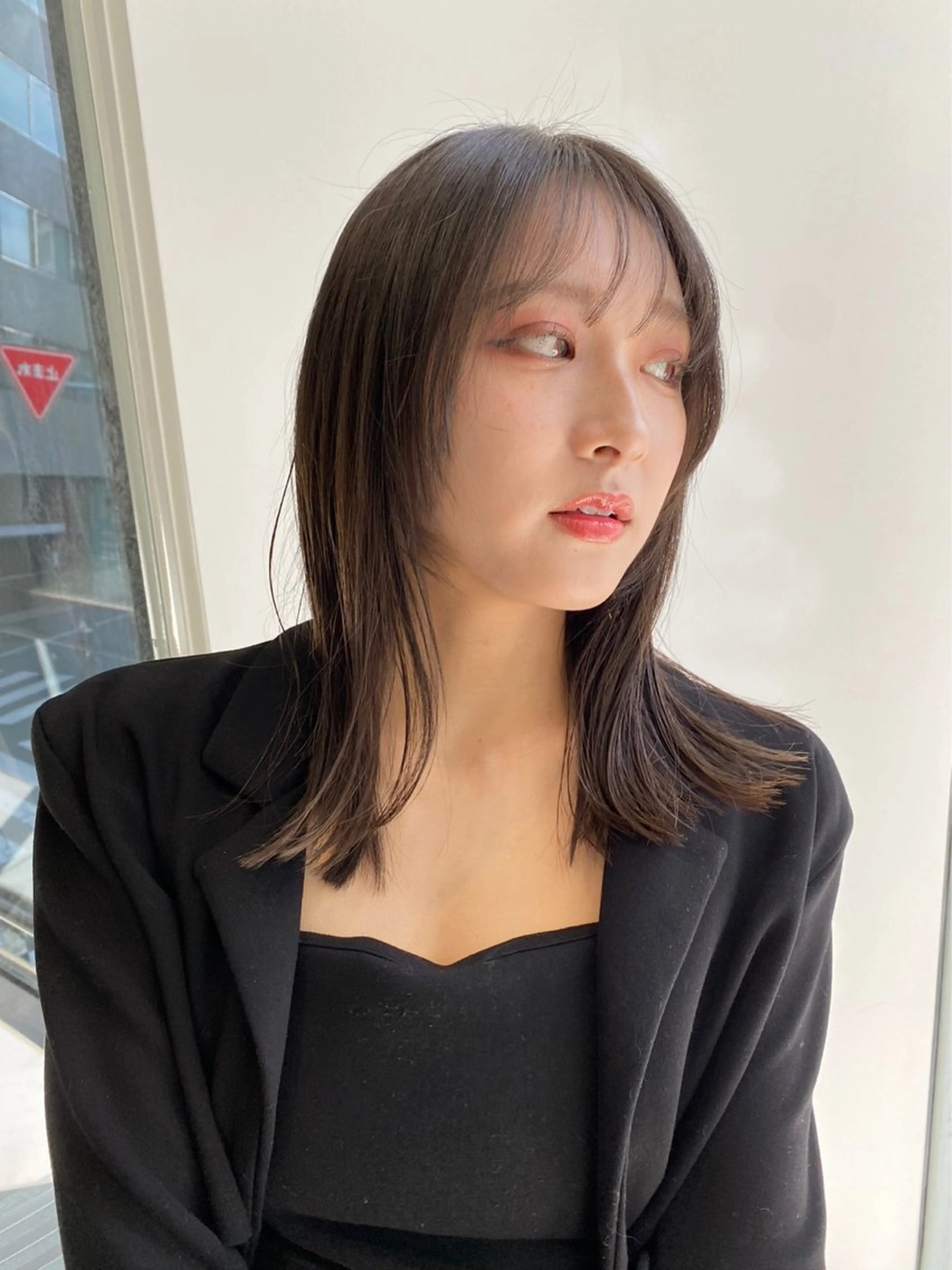 セミロング カラー amble luxe 髪質改善 💕のヘアスタイル