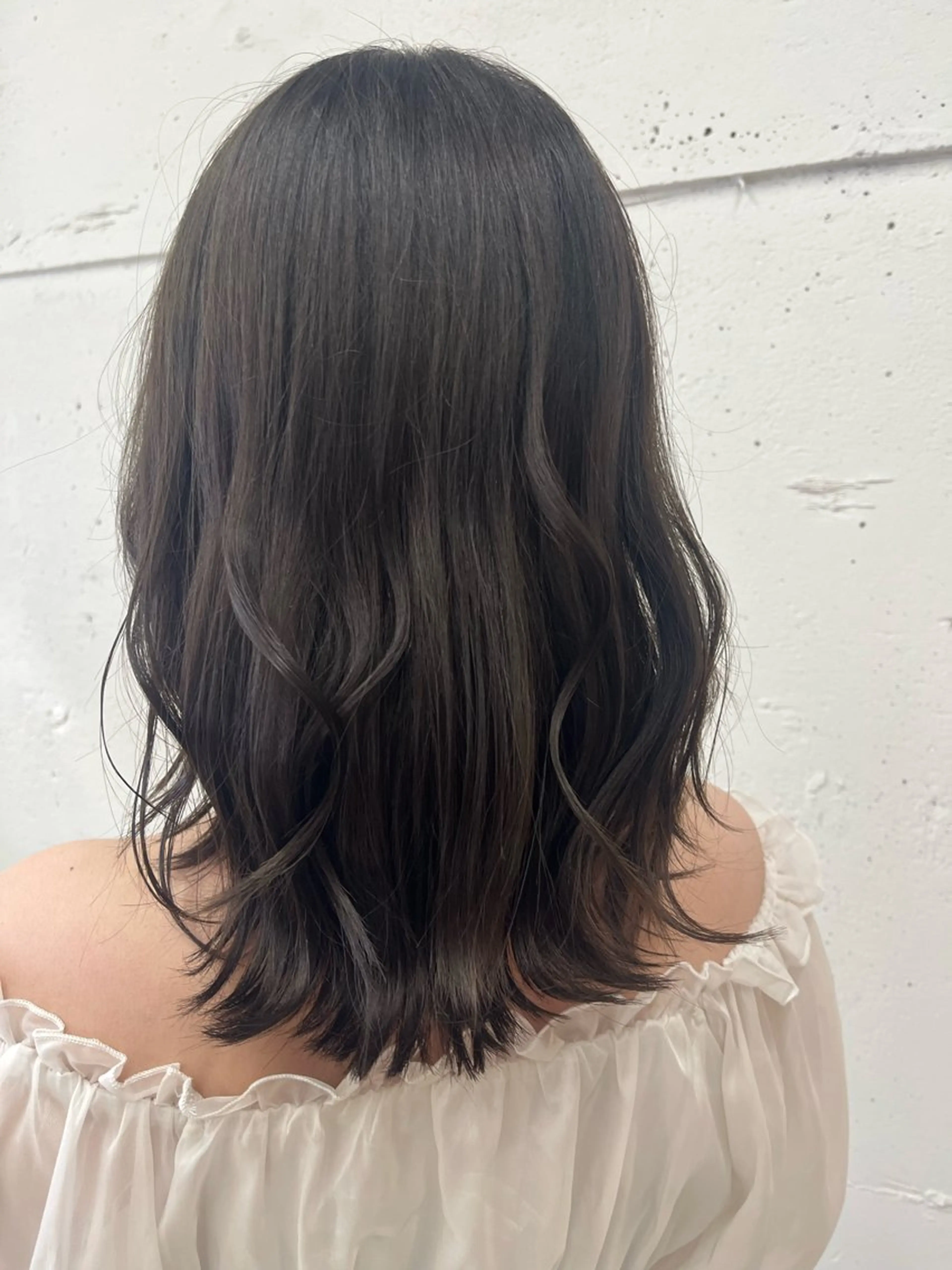 ミディアム カラー 透明感カラー hair make grace所属・山田 綺音のヘアスタイル