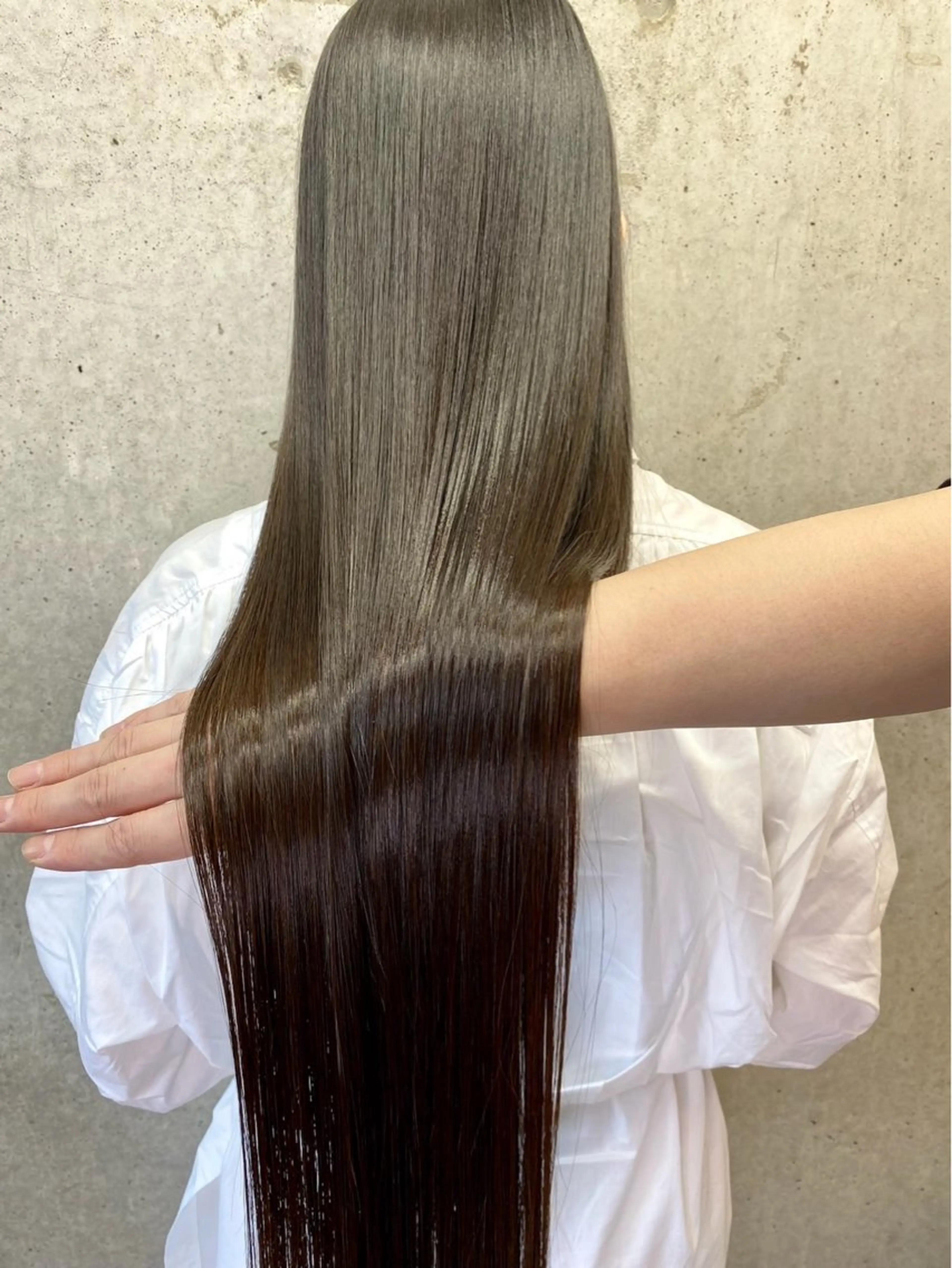 ロング カット 縮毛矯正 トリートメント youres hair2nd 髪質改善&ヘッドスパ所属・髪質改善特化/ 河野　柊斗のヘアスタイル