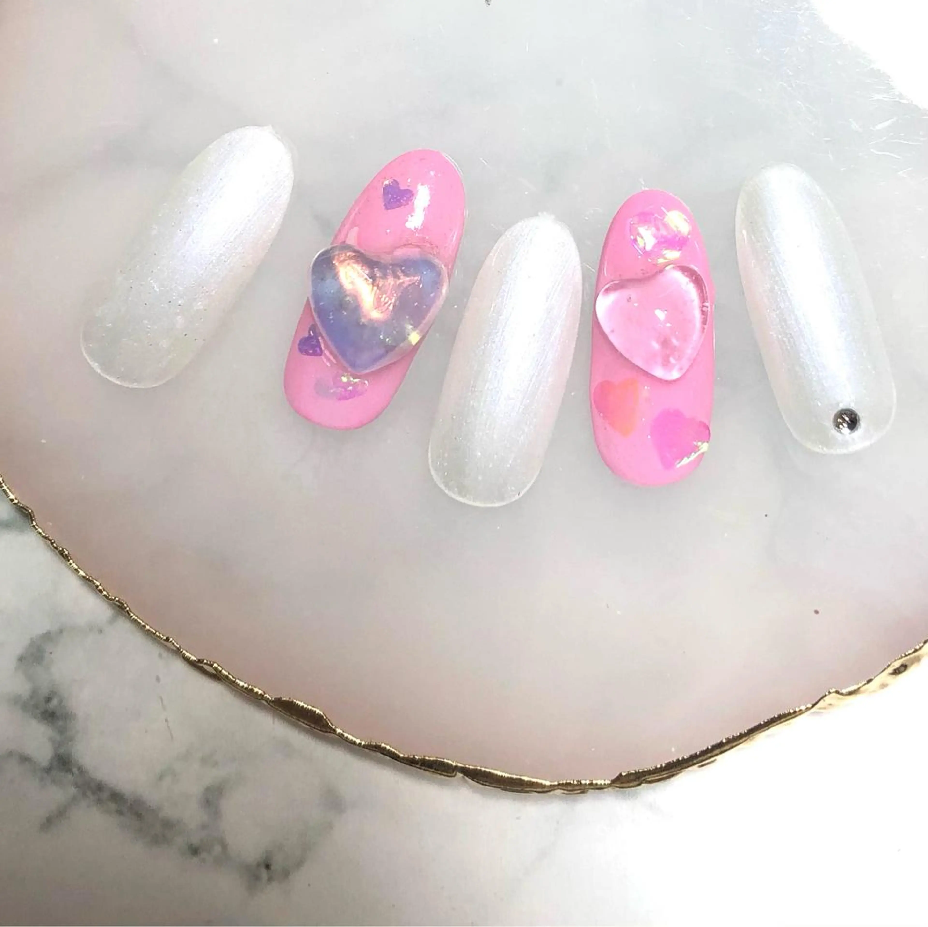 ネイル ハート Ｈ3（エイチスリー）所属・H3 hitoのネイルデザイン