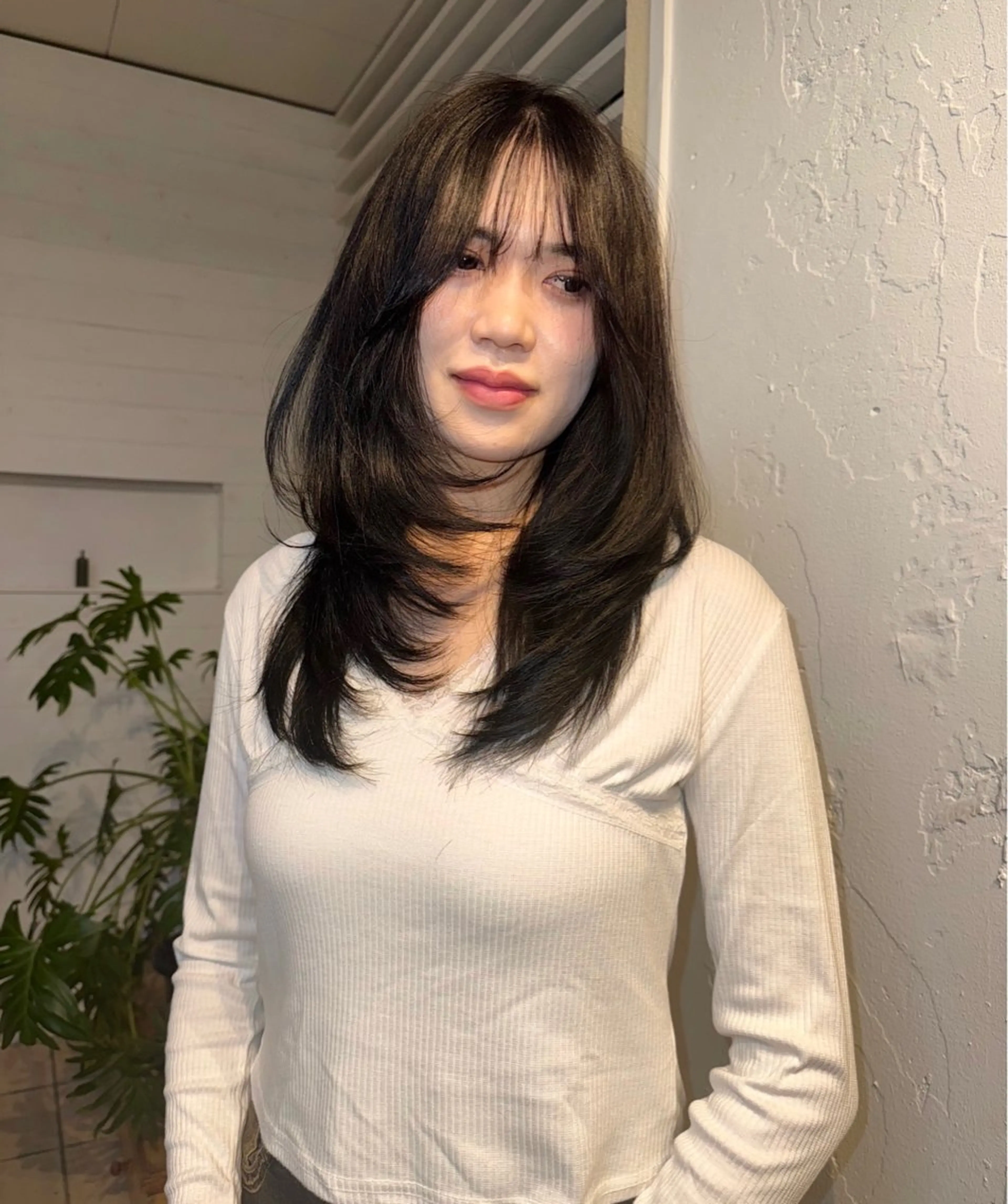 ロング YURiA レイヤー🫧暖色のヘアスタイル