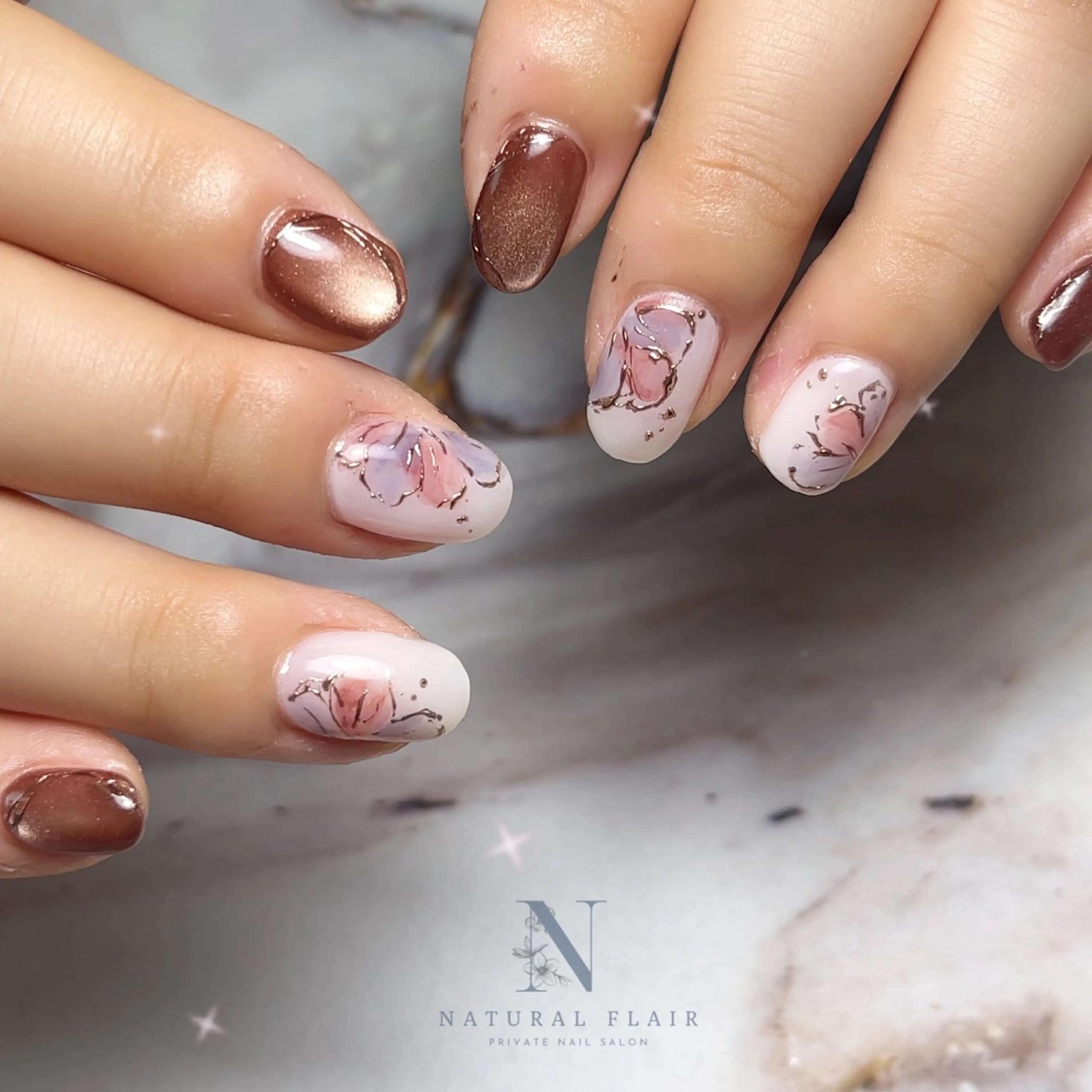 ネイル ハンドネイル natural flairのネイルデザイン