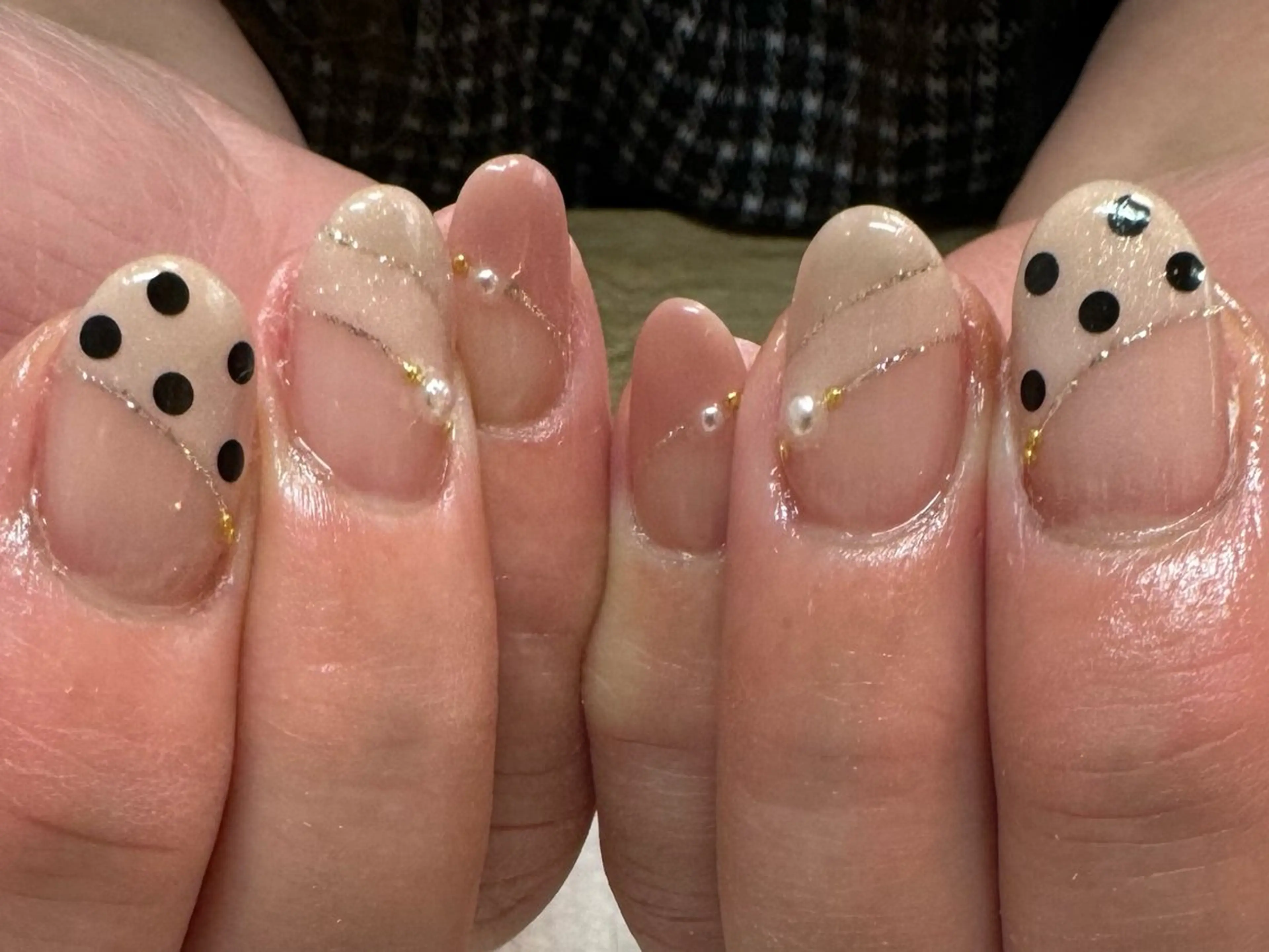 ネイル アートネイル フレンチネイル 韓国ネイル マグネットネイル 持ち込み MH_ Nailのネイルデザイン