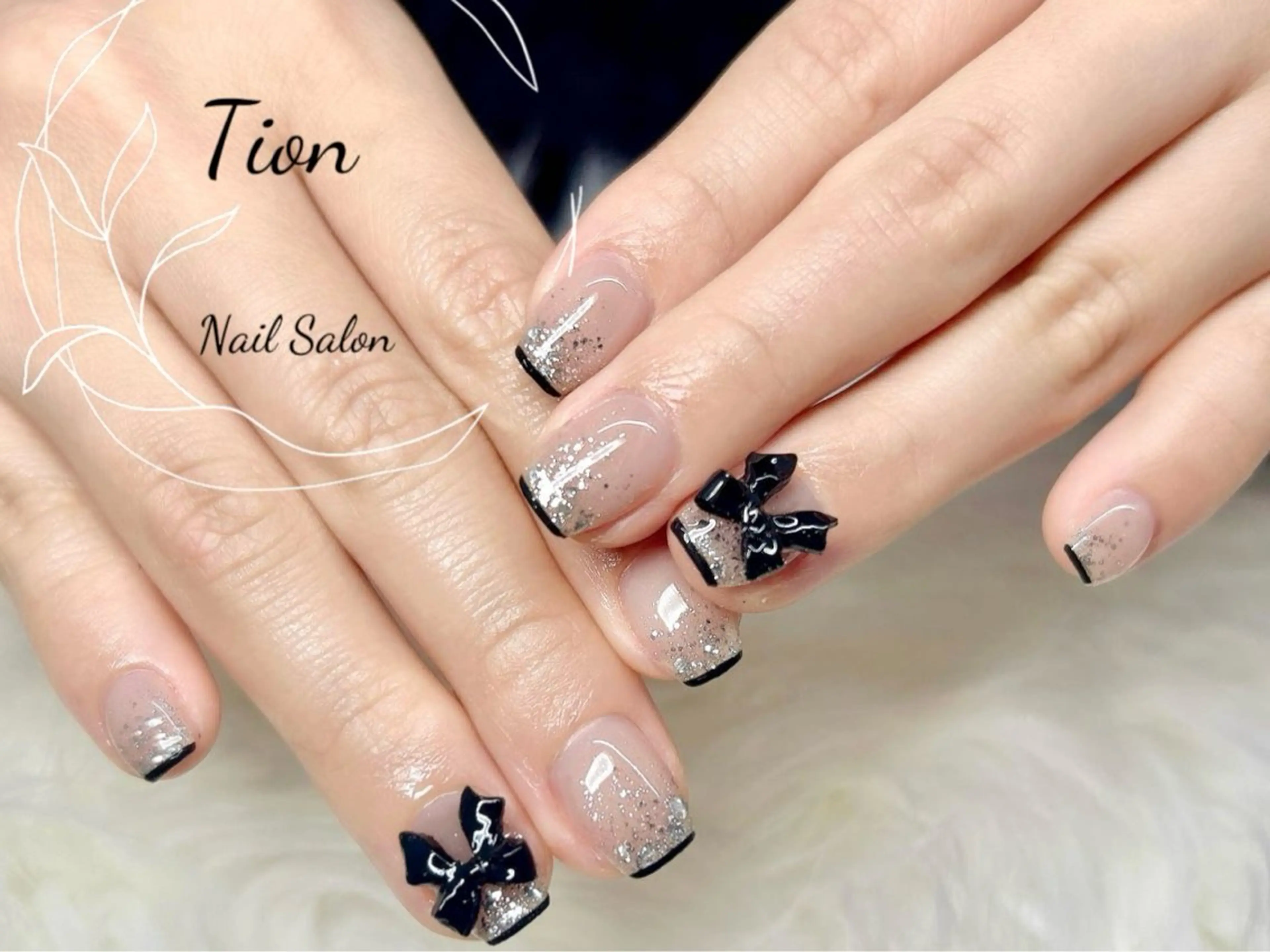 ネイル チークネイル 長さ出し フットネイル フレンチネイル ジェルネイル Nailsalon Tion武蔵小杉店所属・Nailsalon Tion武蔵小杉店のネイルデザイン