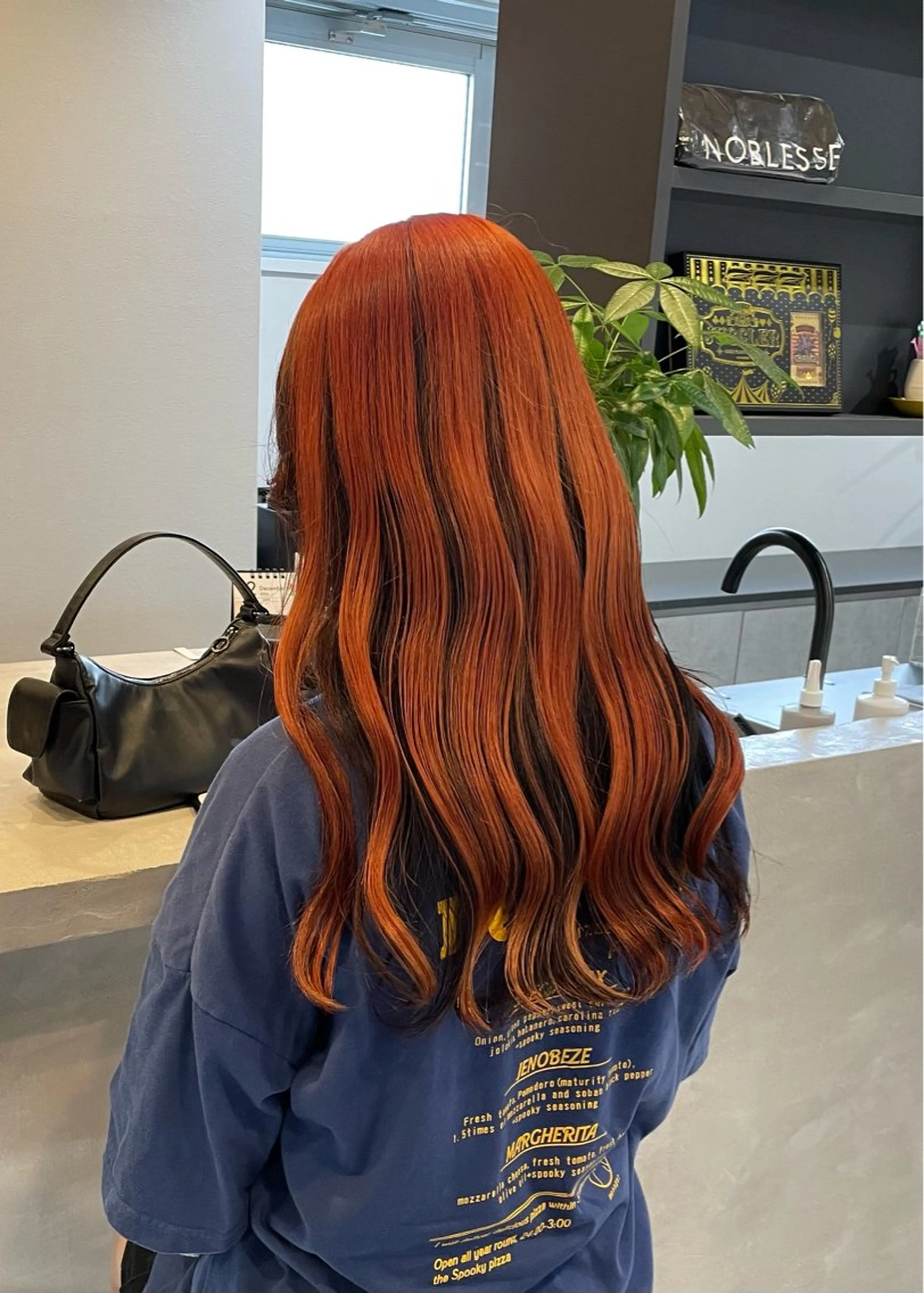 ロング カラー インナーカラー ヘアカラー トリートメント 🌷ケアブリーチ /透明感/れい🌷のヘアスタイル