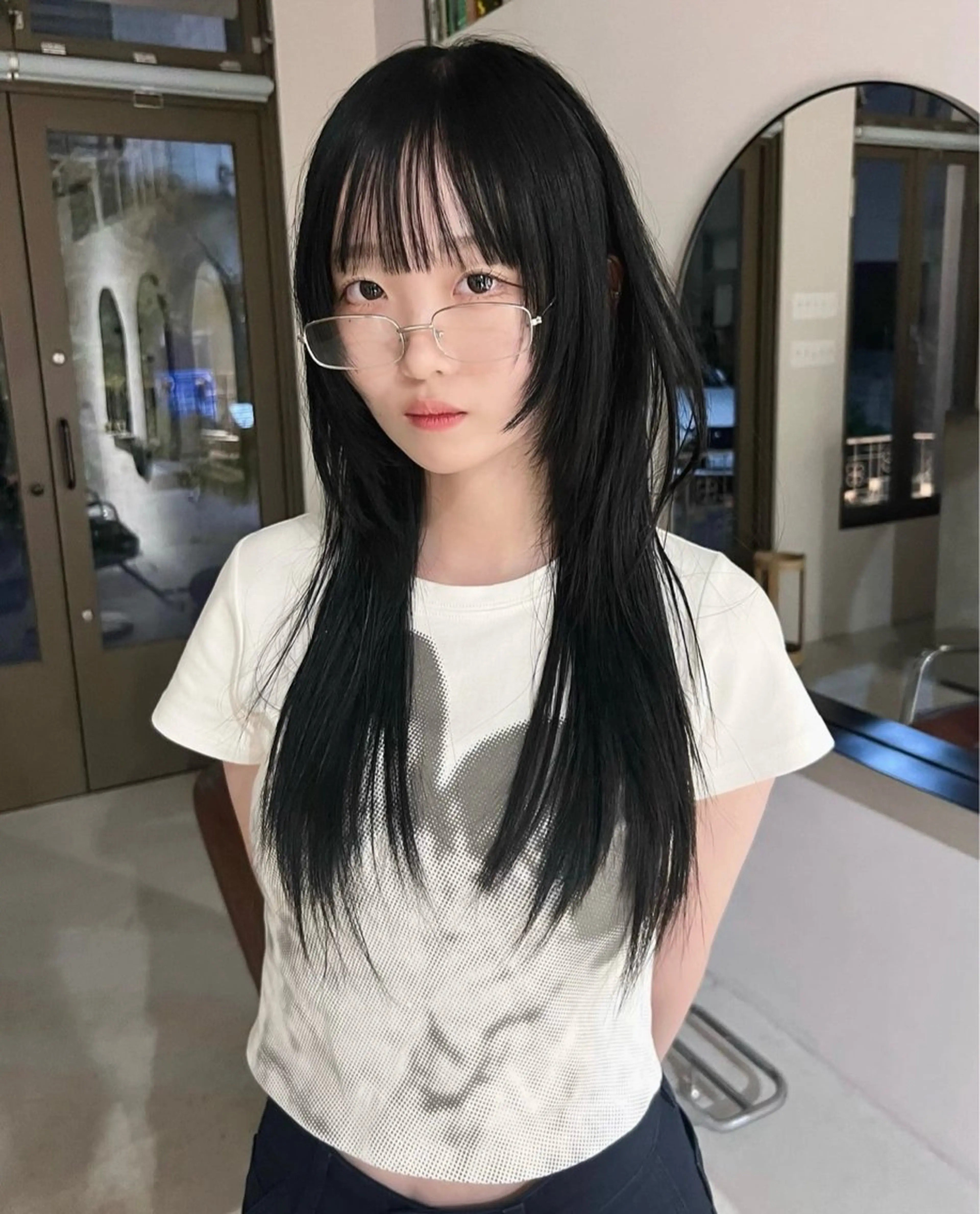 ロング ロングレイヤー レイヤーカット ロング 丹治 一輝のヘアスタイル