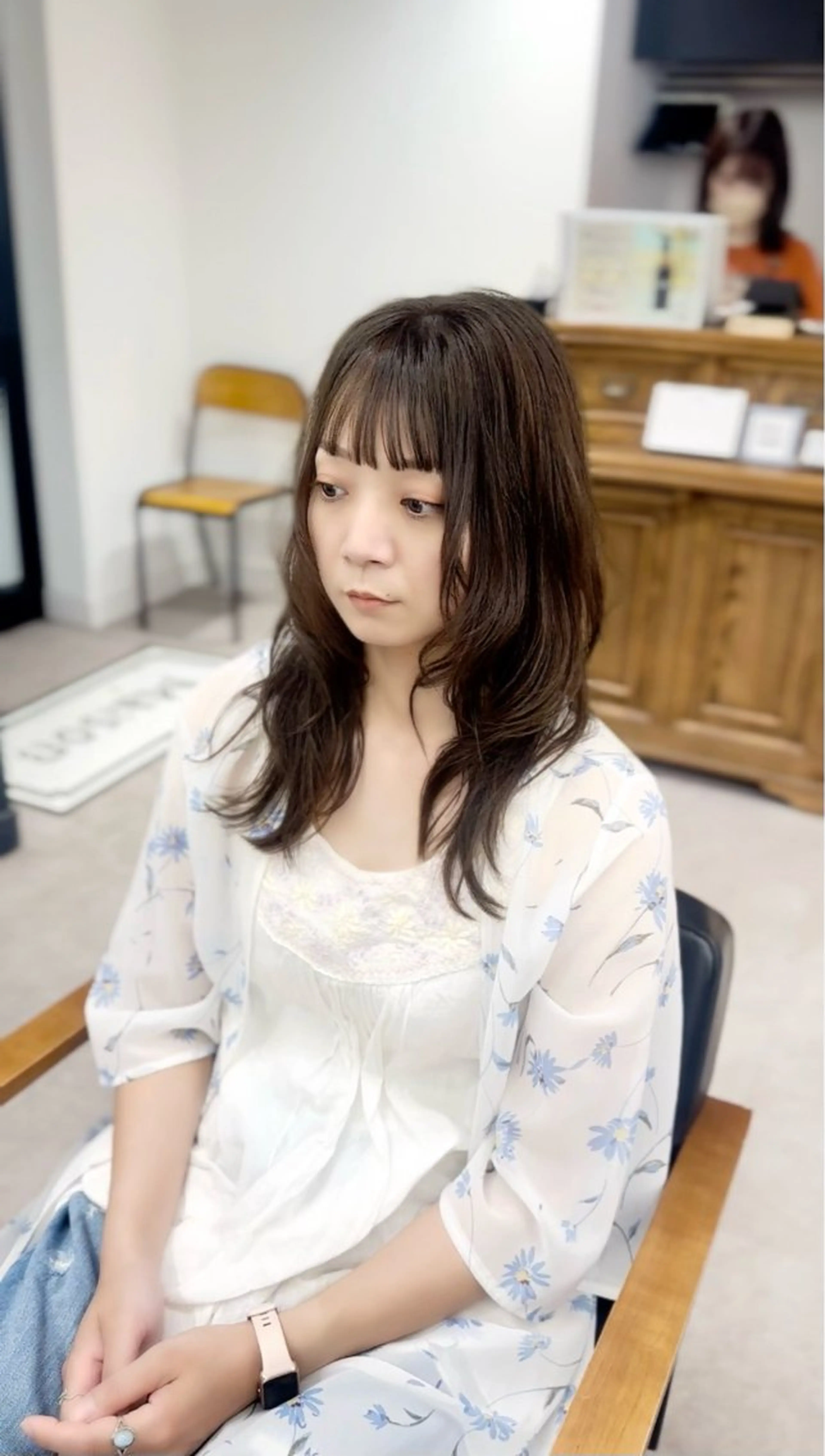 セミロング カラー パーマ ヘアアレンジ メンズ キッズ カット ヘアカラー 骨格似合わせレイヤー 🌿JUNのヘアスタイル