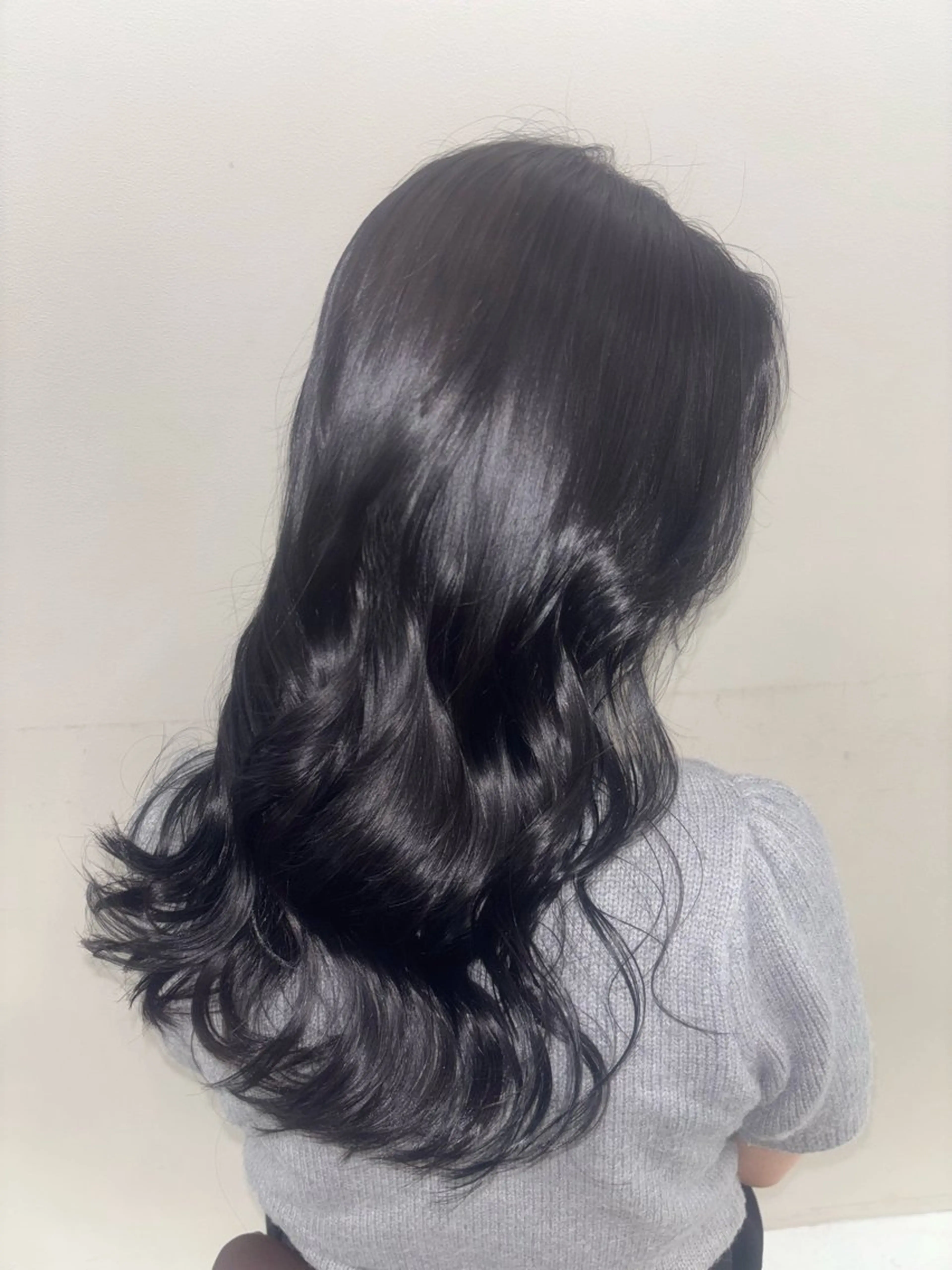 one color + treatment (シャンプー込)の写真