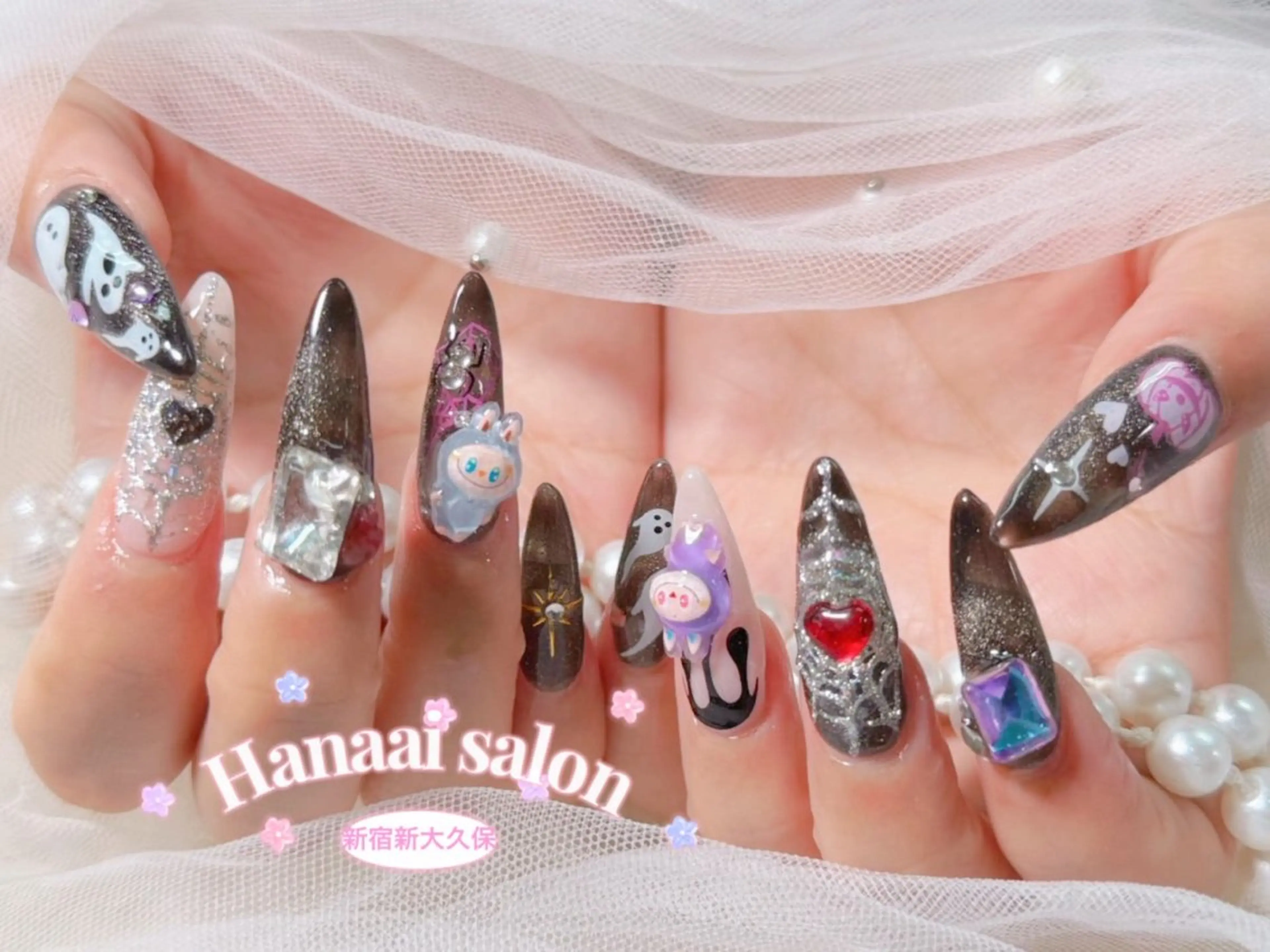 ネイル Hanaai 新大久保店　あすかのネイルデザイン