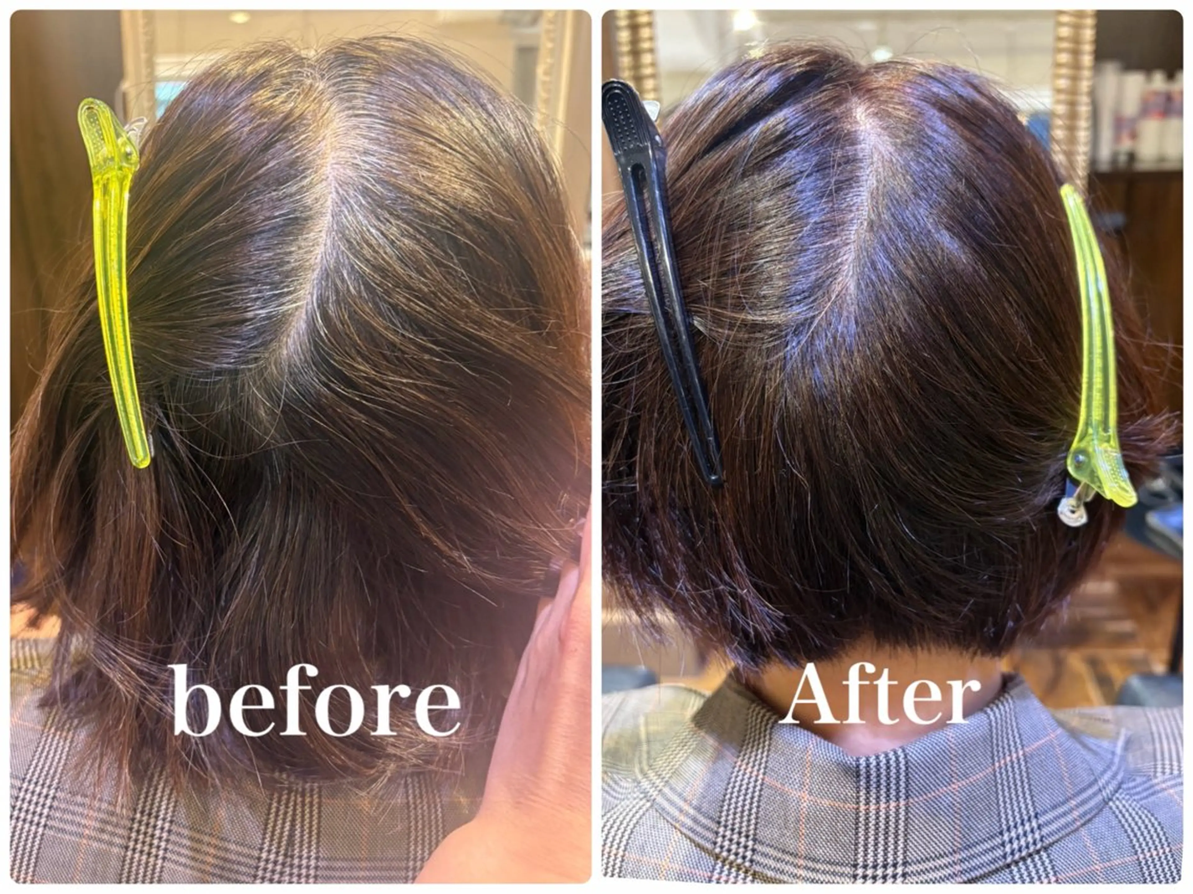 ショート カラー ヘアカラー 中川 鈴音のヘアスタイル