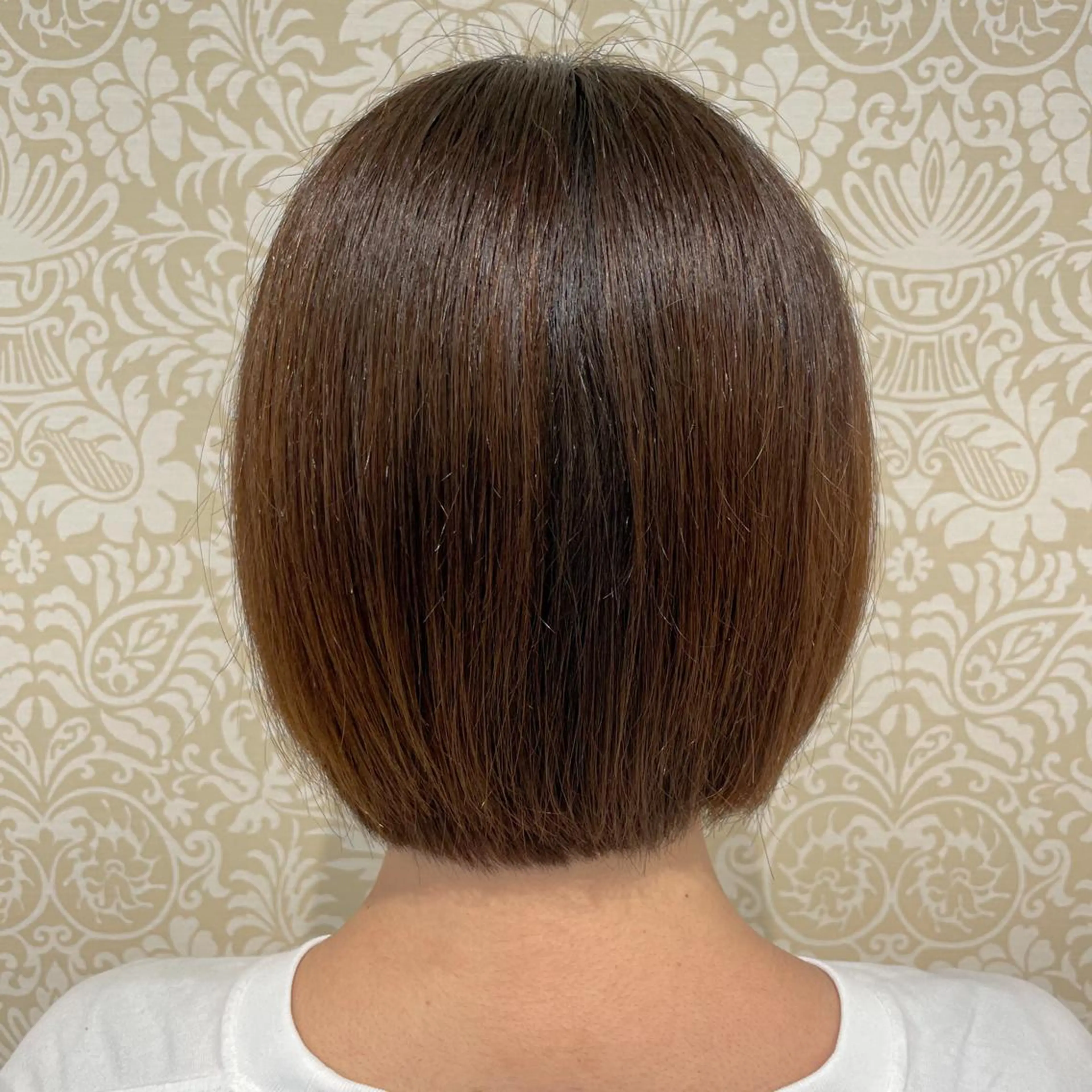 ショート パーマ 暖色系カラー🍊 オオネヨシナリのヘアスタイル