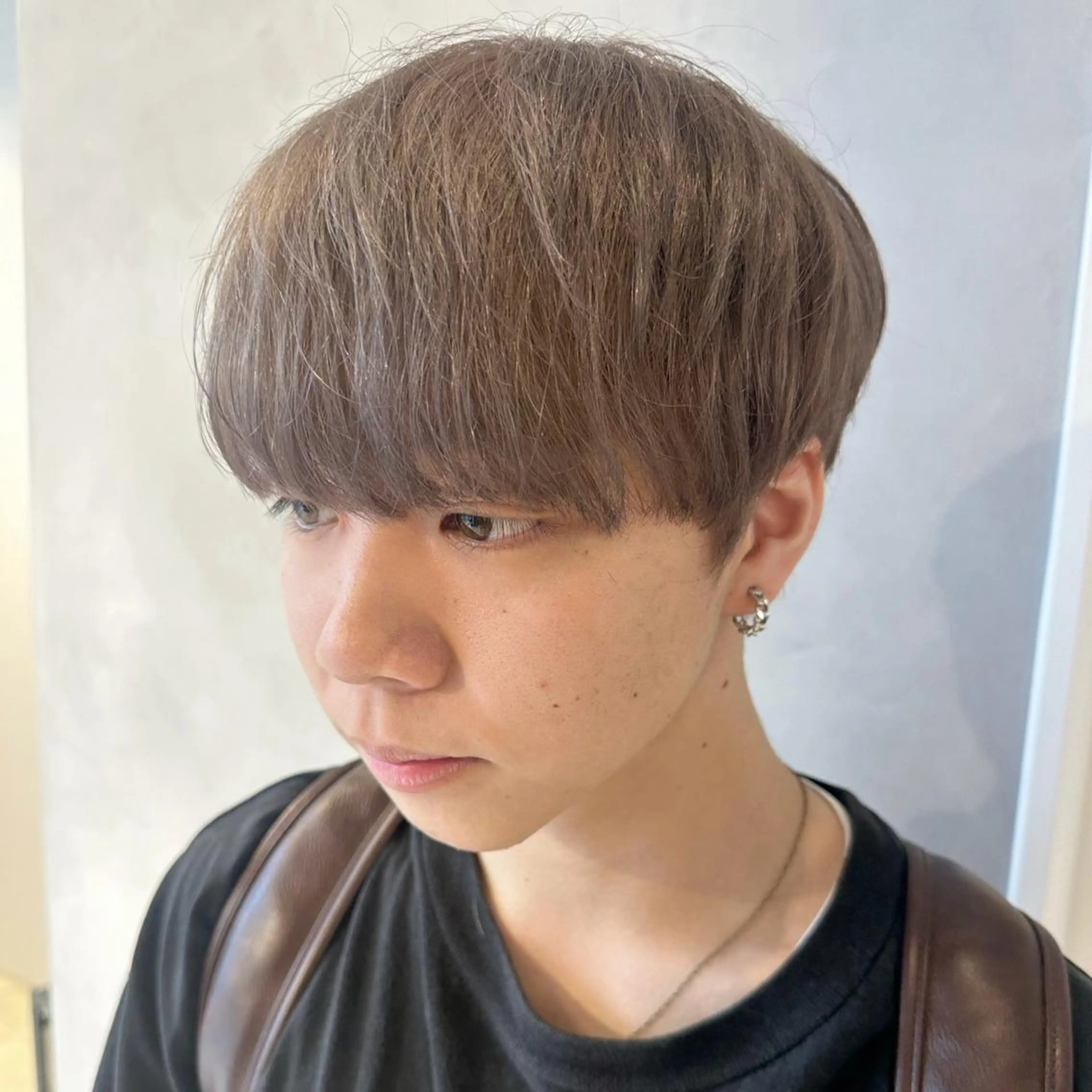 ショート カラー メンズ ヘアカラー トリートメント デザインカラー/パー マ🦖外岡咲希🦖のヘアスタイル