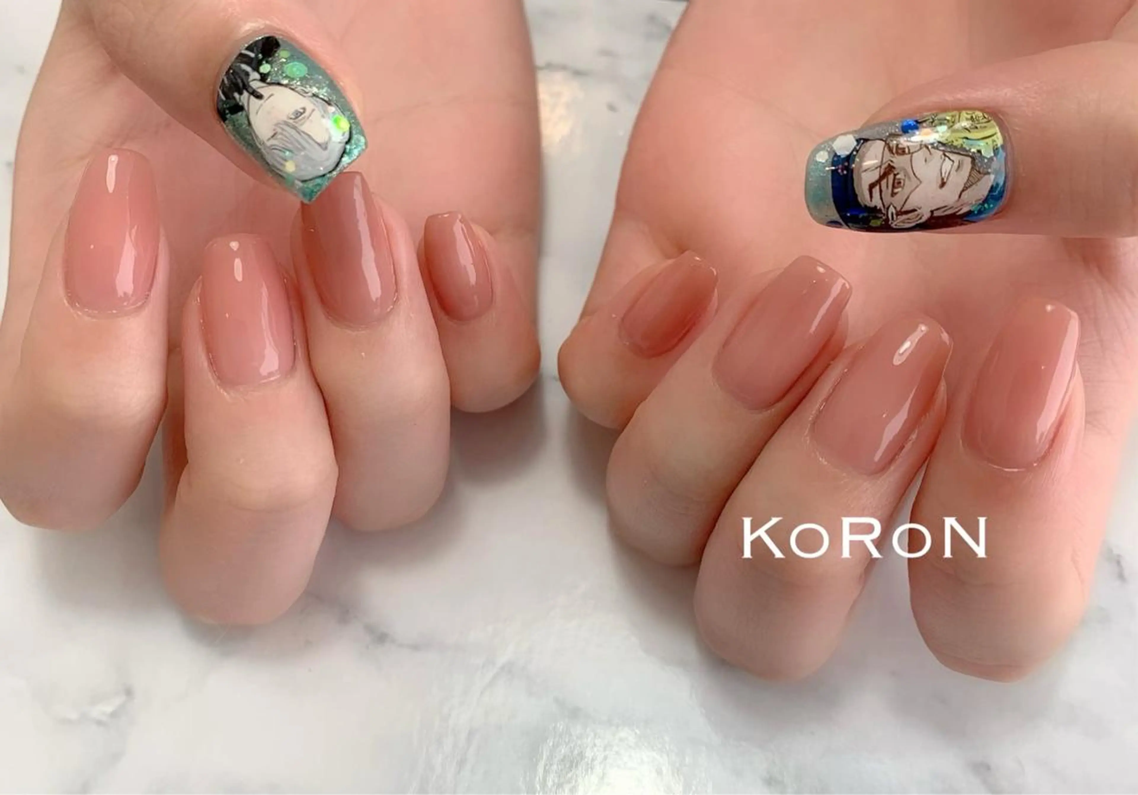 ネイル ハンドネイル 自宅サロン鎌倉 KORONのネイルデザイン