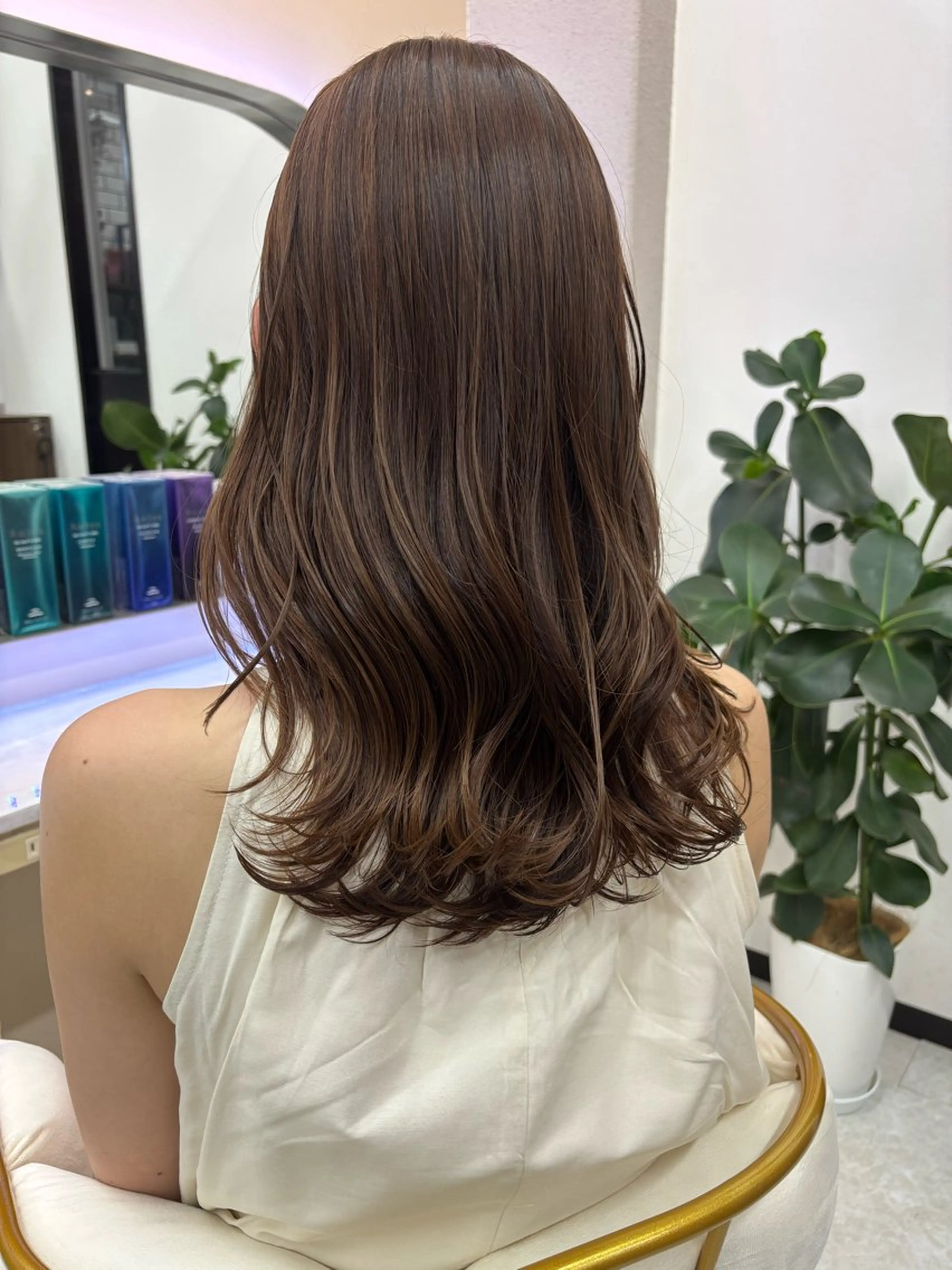 セミロング トリートメント ヘアカラー トリートメント SALOWIN所属・吉祥寺/髪質改善 縮毛矯正特化/川口のヘアスタイル