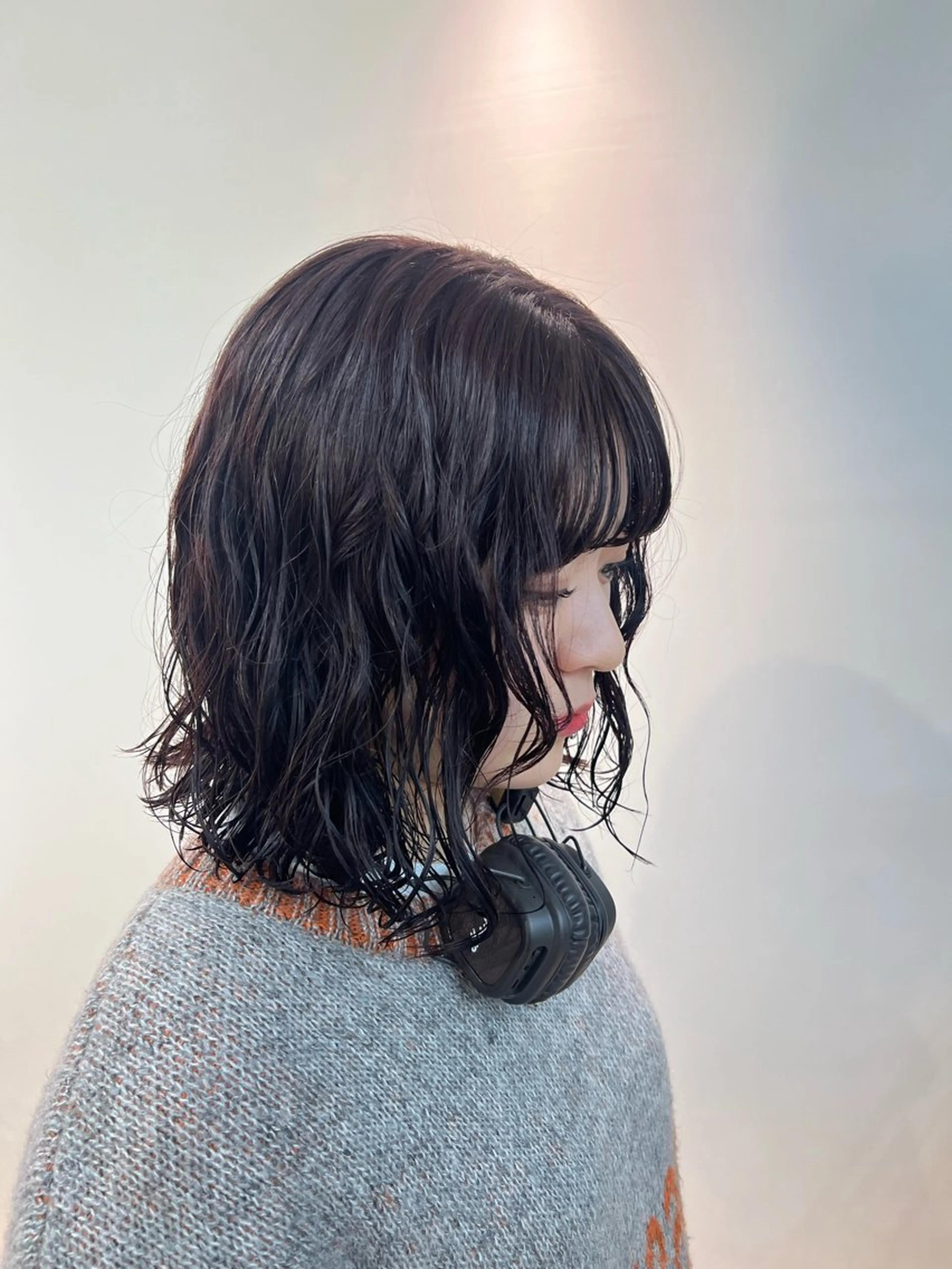 ミディアム ヘアカラー トリートメント Omnis所属・山中 欧輔のヘアスタイル
