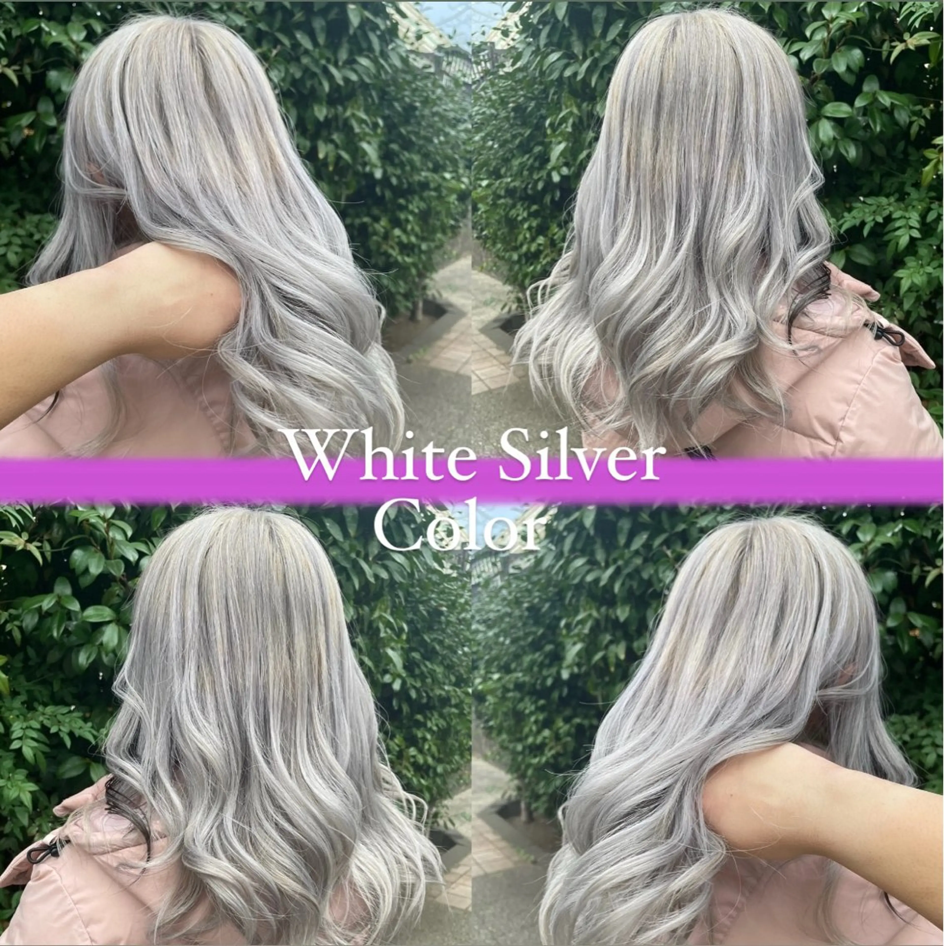 セミロング カラー ブリーチ ケアブリーチ 👑派手髪/カット 👑ANRYのヘアスタイル