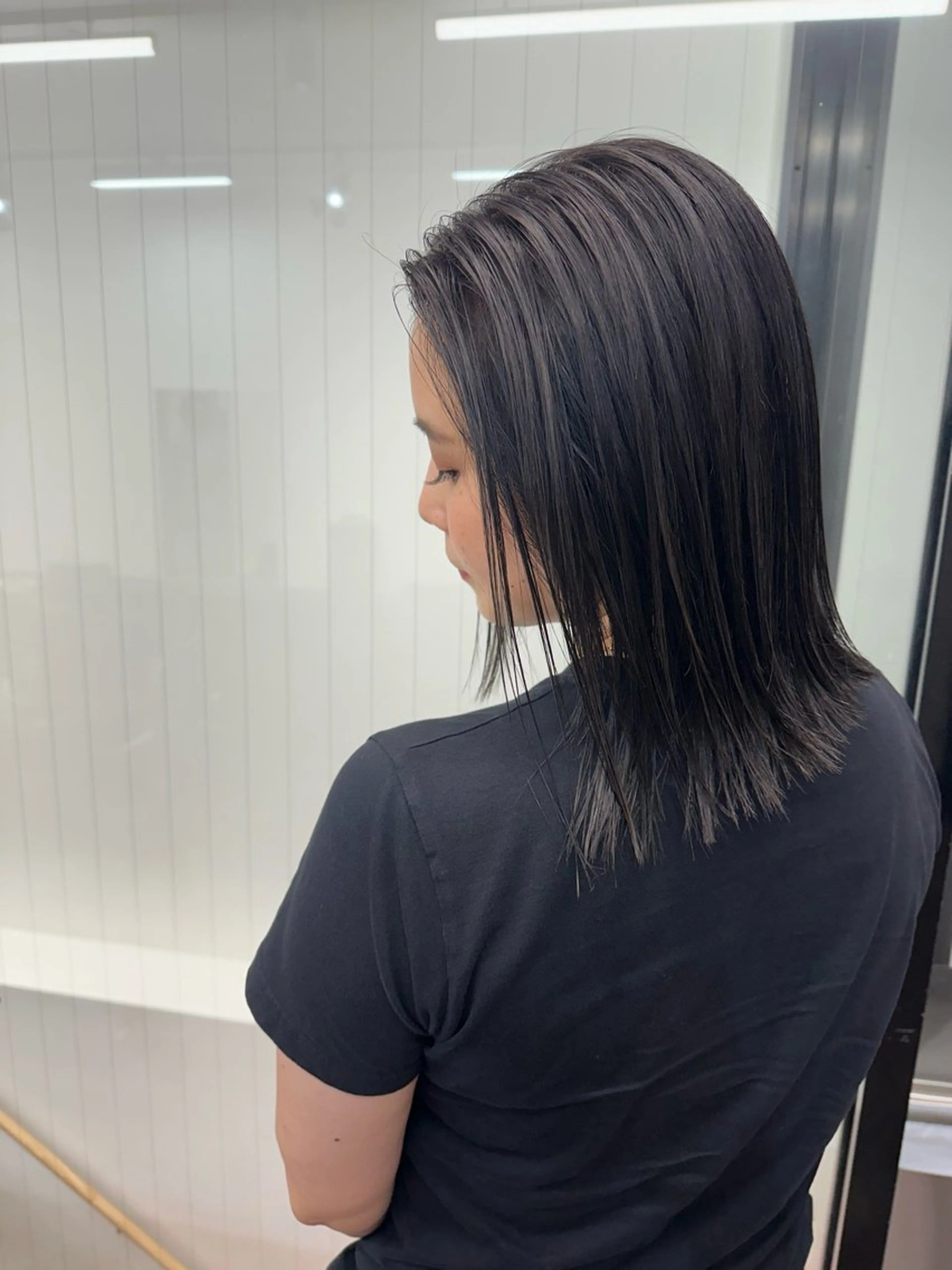 ミディアム ミディアムパーマ ミストバング ハイライト 髪質改善 ヨシンモリ HAIR SMILE COEURのその他イメージ
