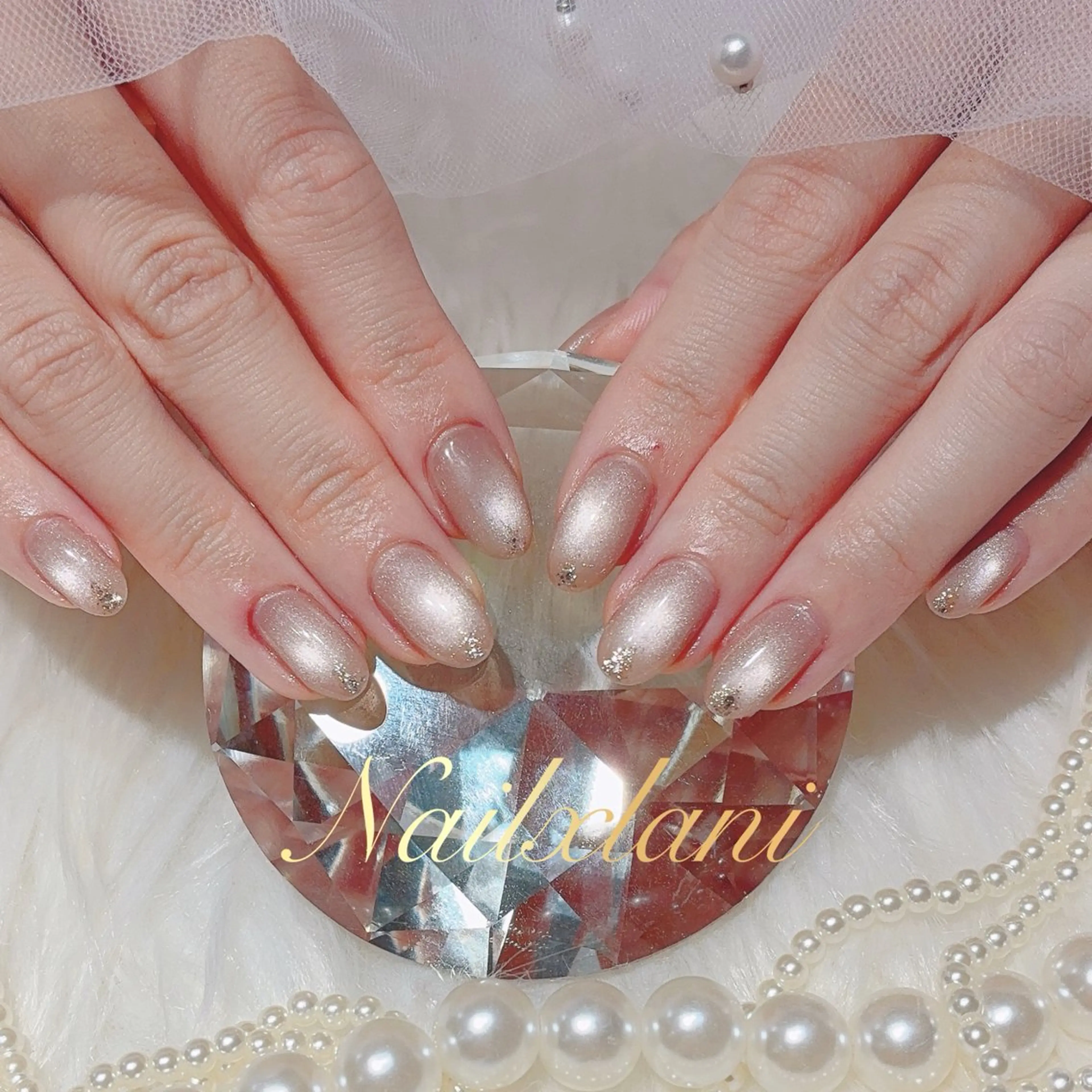ネイル フットネイル ジェルネイル マグネットネイル 持ち込み パラジェル ハンドネイル Nail×Lani 深爪矯正対応◎のネイルデザイン
